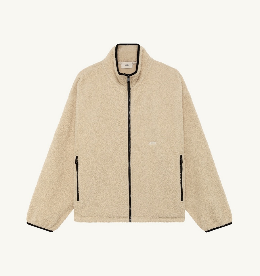 AUTRY ACTION SHOES Teddy Jacket in Beige XL