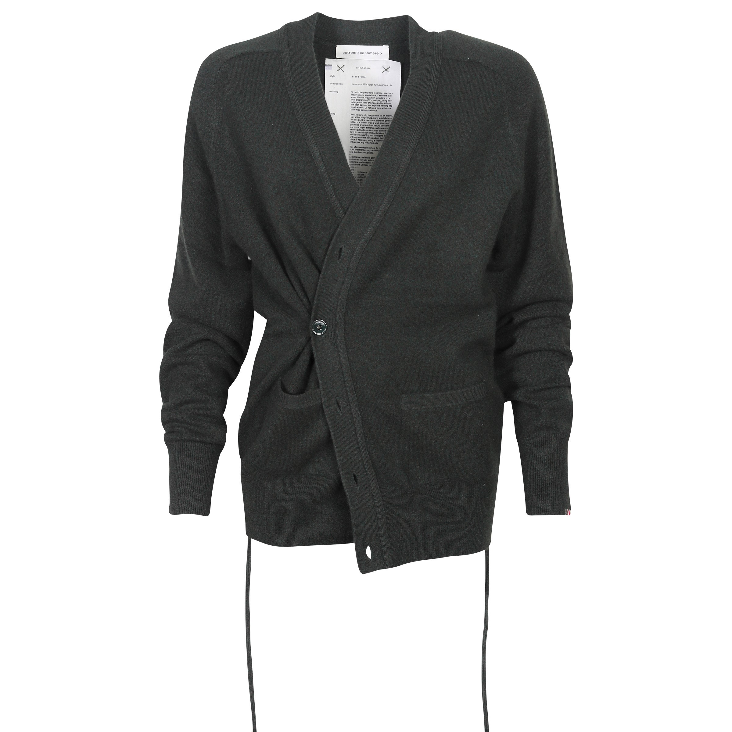 Extreme Cashmere Cardigan N°185 Feike in Bottle
