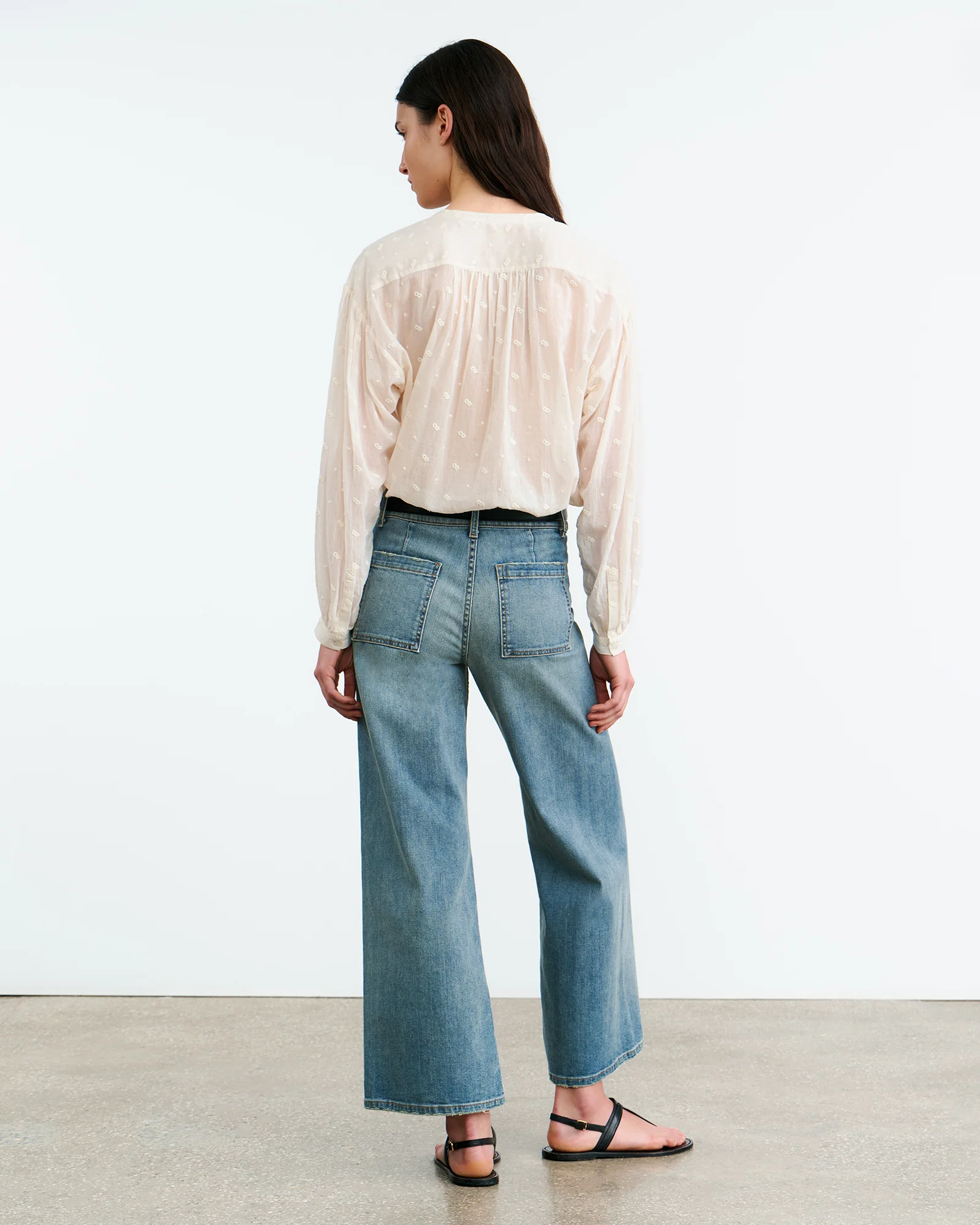 NILI LOTAN Neville Blouse in Ivory NILI LOTAN Neville Blouse in Ivory