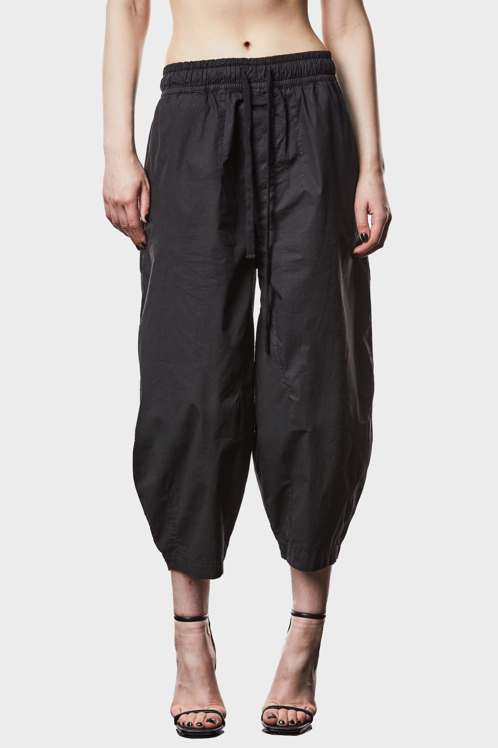 THOM KROM Drawstring Cottonstretch Pant in Black THOM KROM Drawstring Cottonstretch Pant in Black