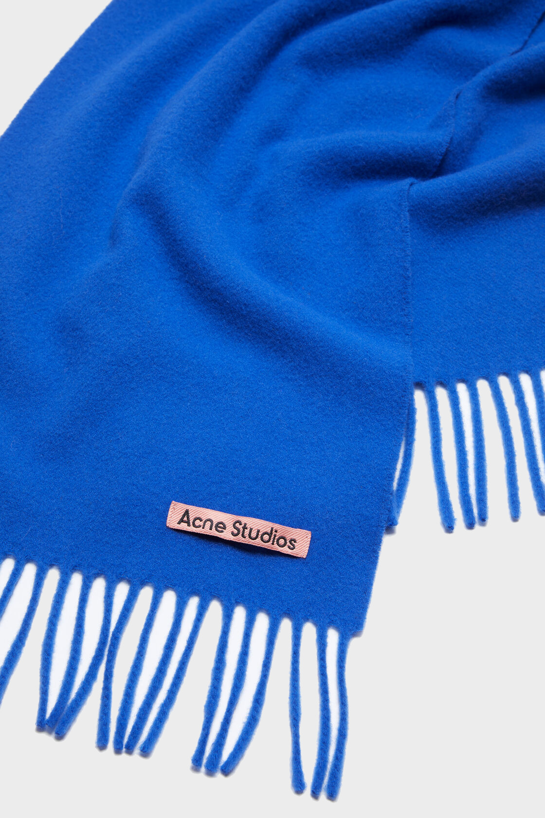 ACNE STUDIOS Small Wool Scarf in Blue