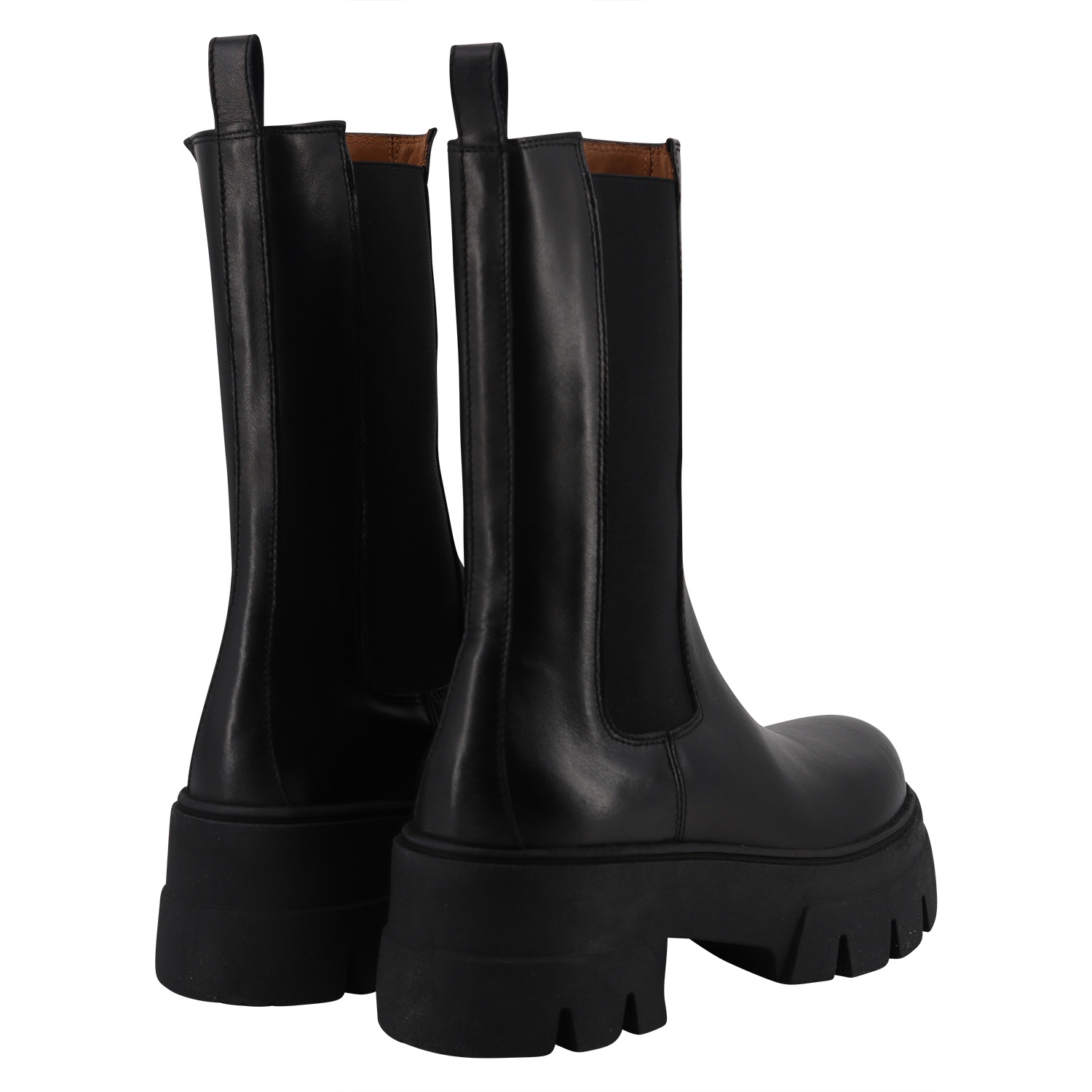 Ennequadro Chelsea Combat Boots Black