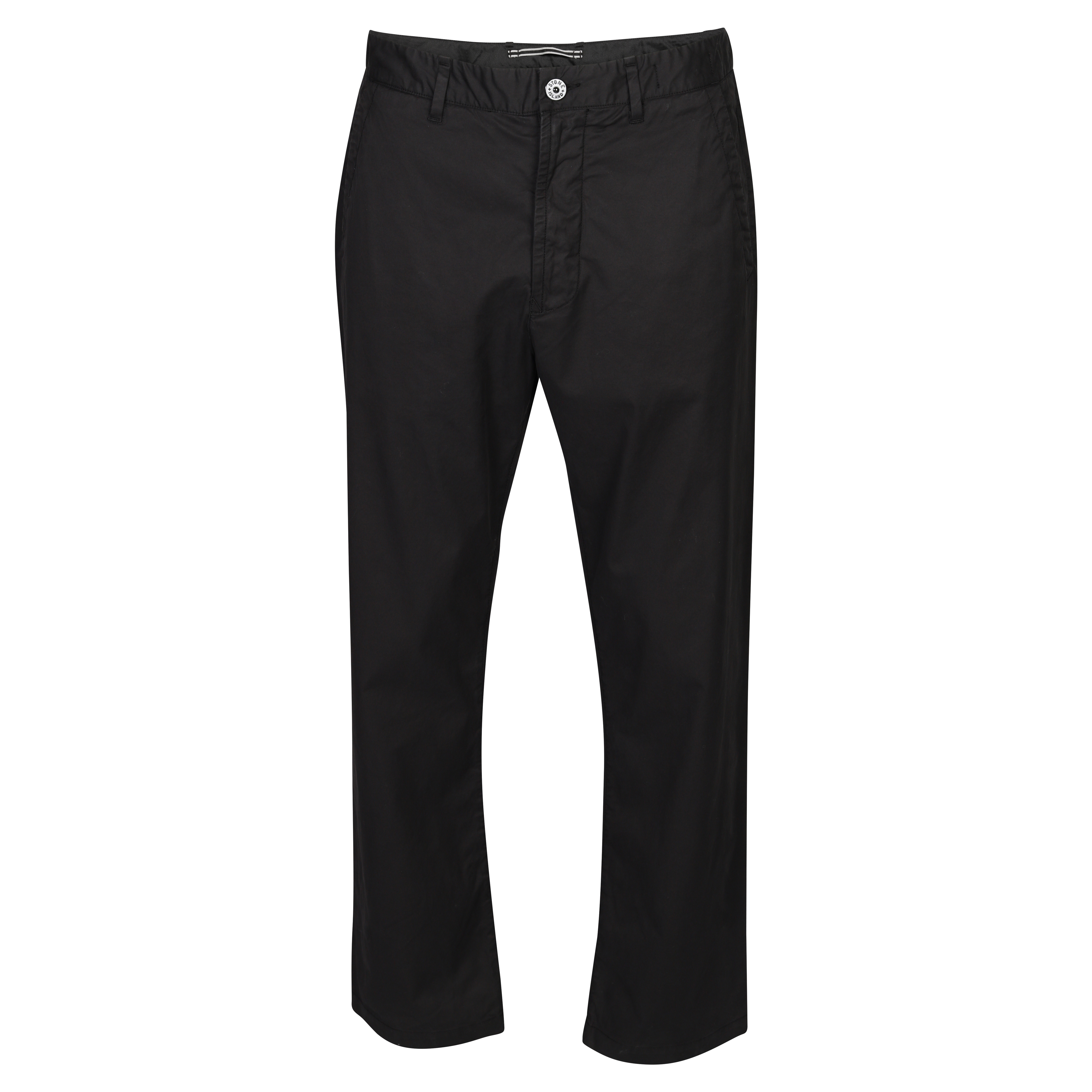 Stone Island Wide Leg Chino in Black