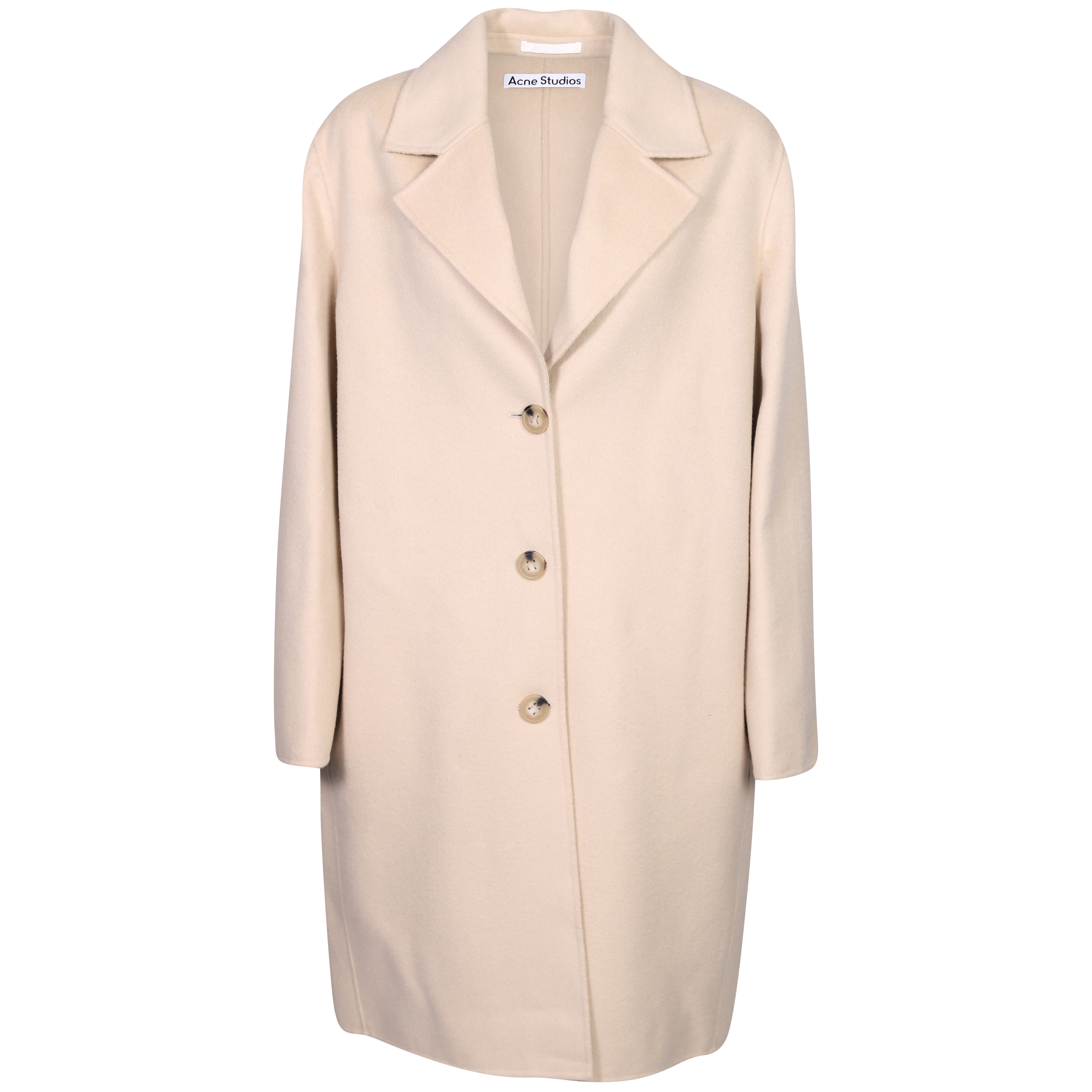 Acne Studios Wool Coat in Cold Beige 38