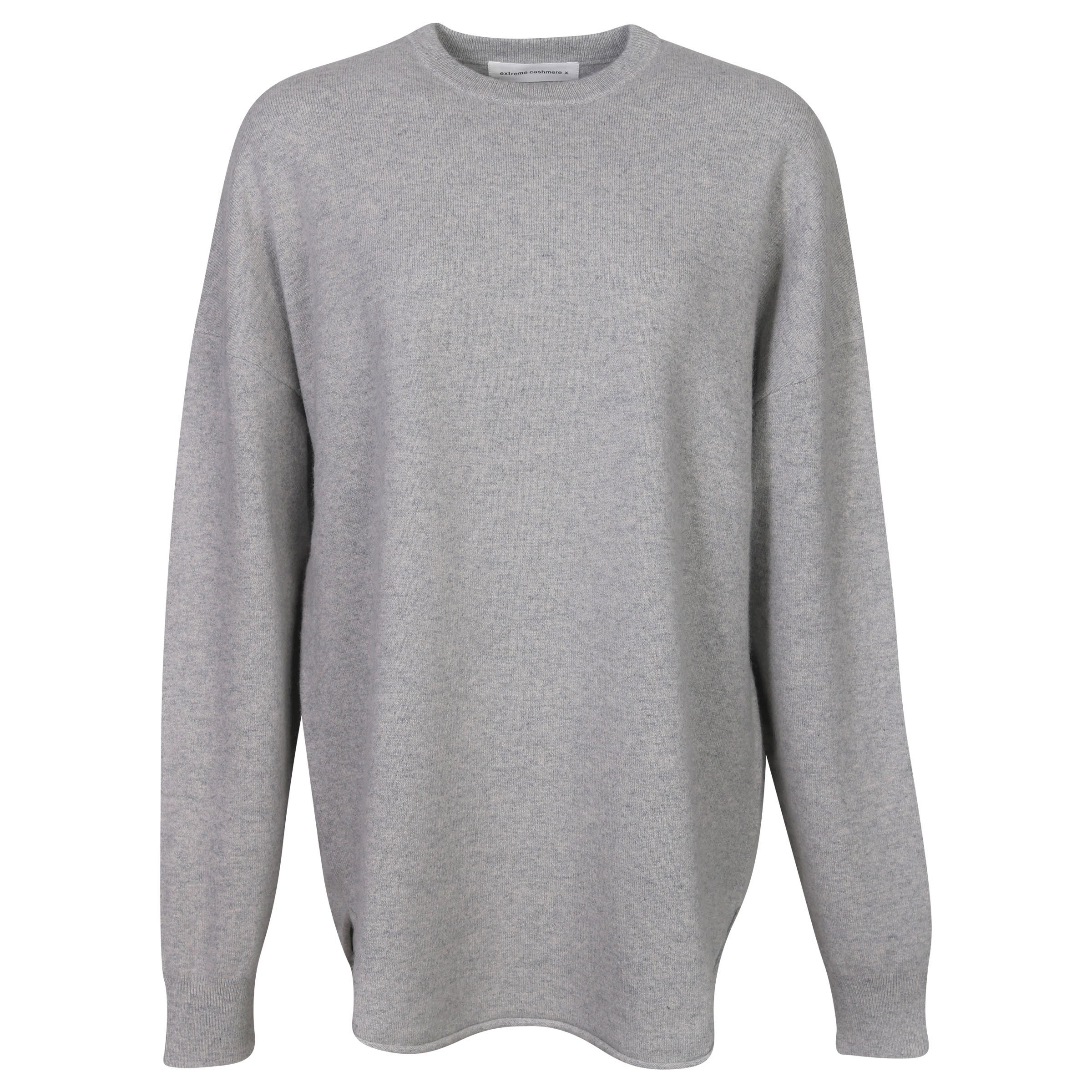 EXTREME CASHMERE Sweater N°53 Crew Hop in Grey