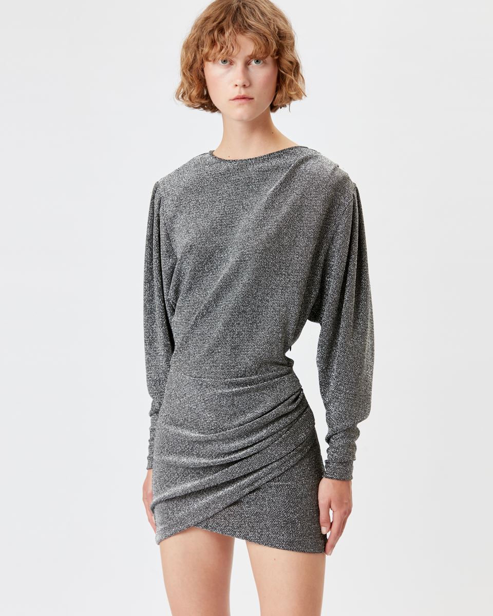 Isabel Marant Étoile Benedicte Dress in Silver