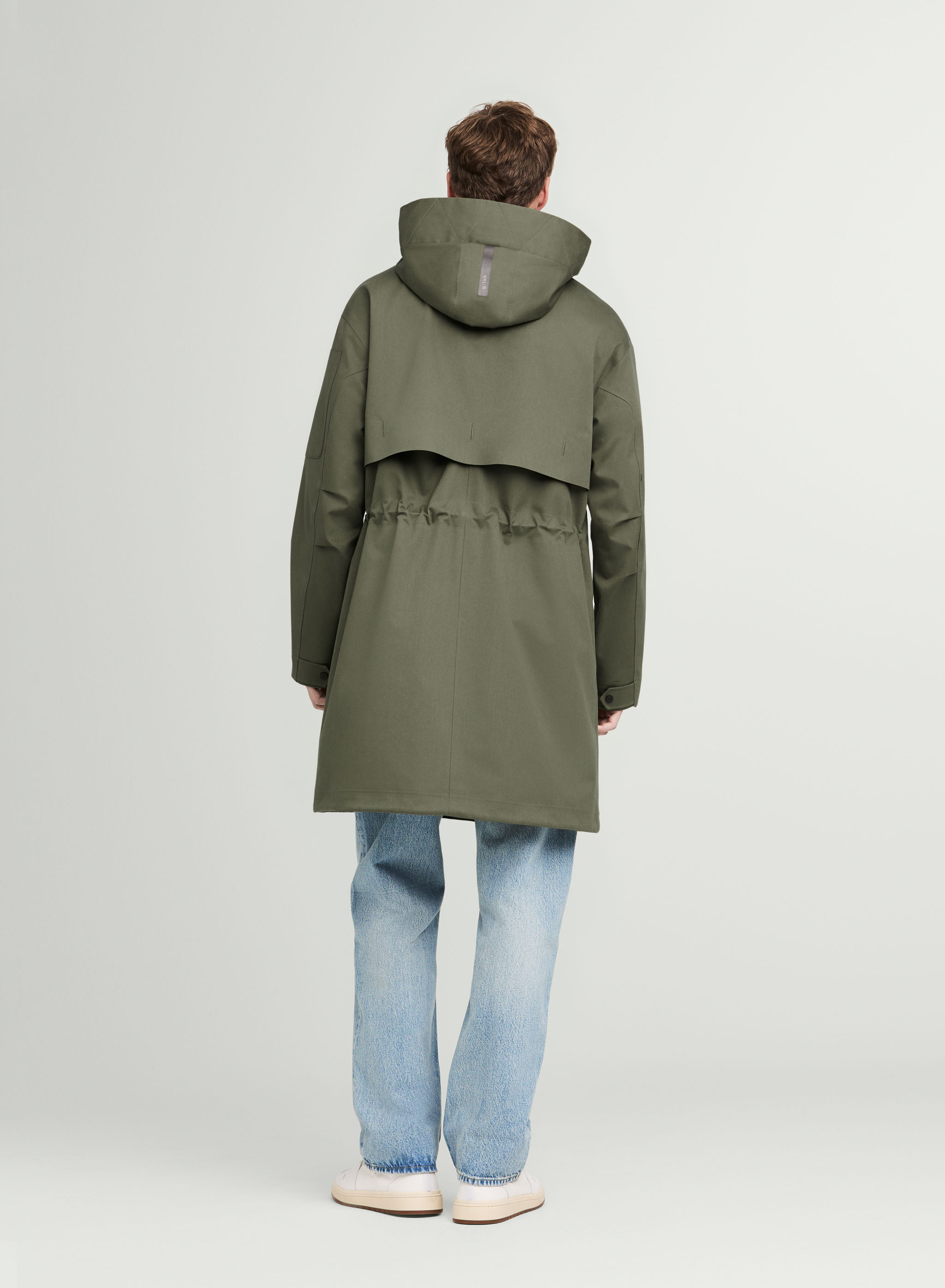 G-Lab Soho Coat in Olive Grey XL