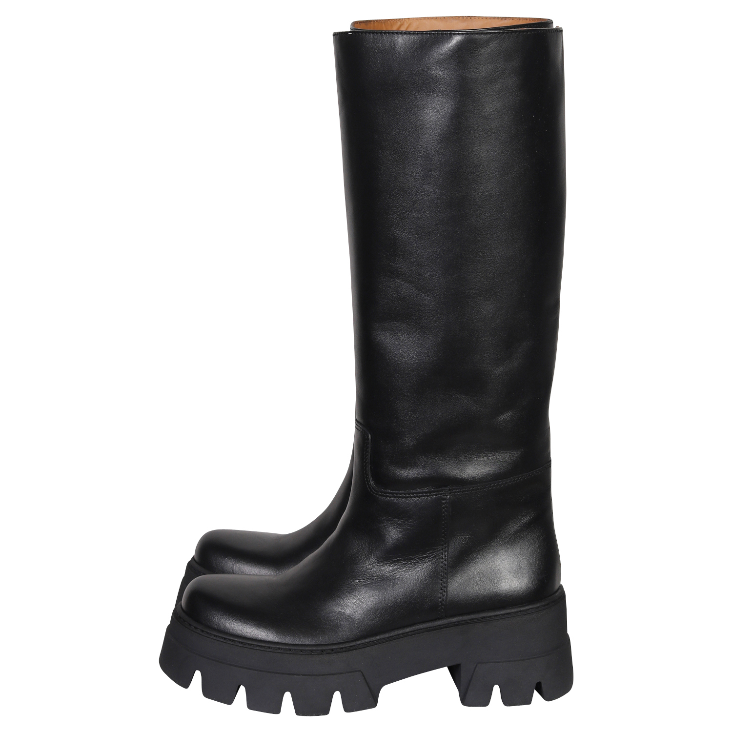 Ennequadro High Combat Boots in Black