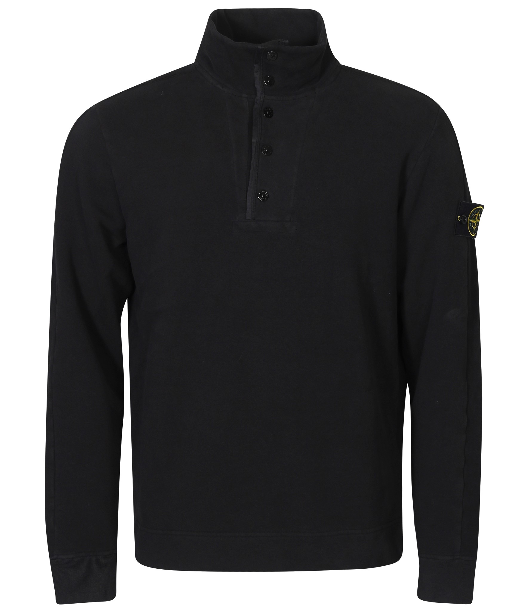 STONE ISLAND Soft Stretch Sweatshirt in Black
