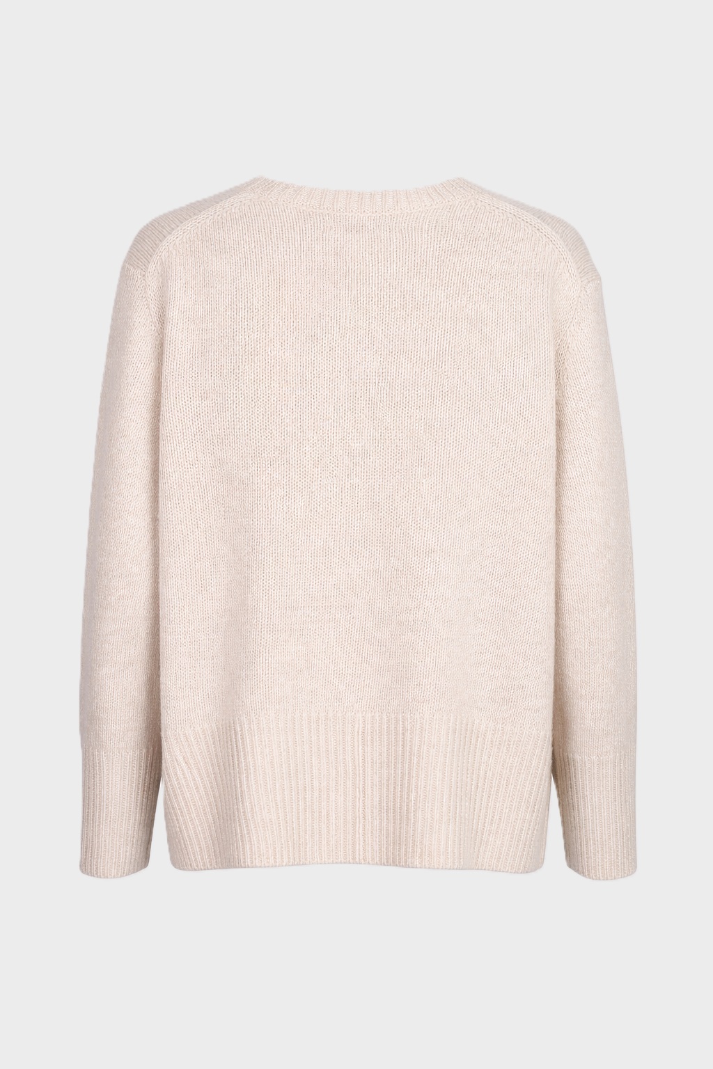 FLONA Cashmere Oversize Sweater in Light Beige L