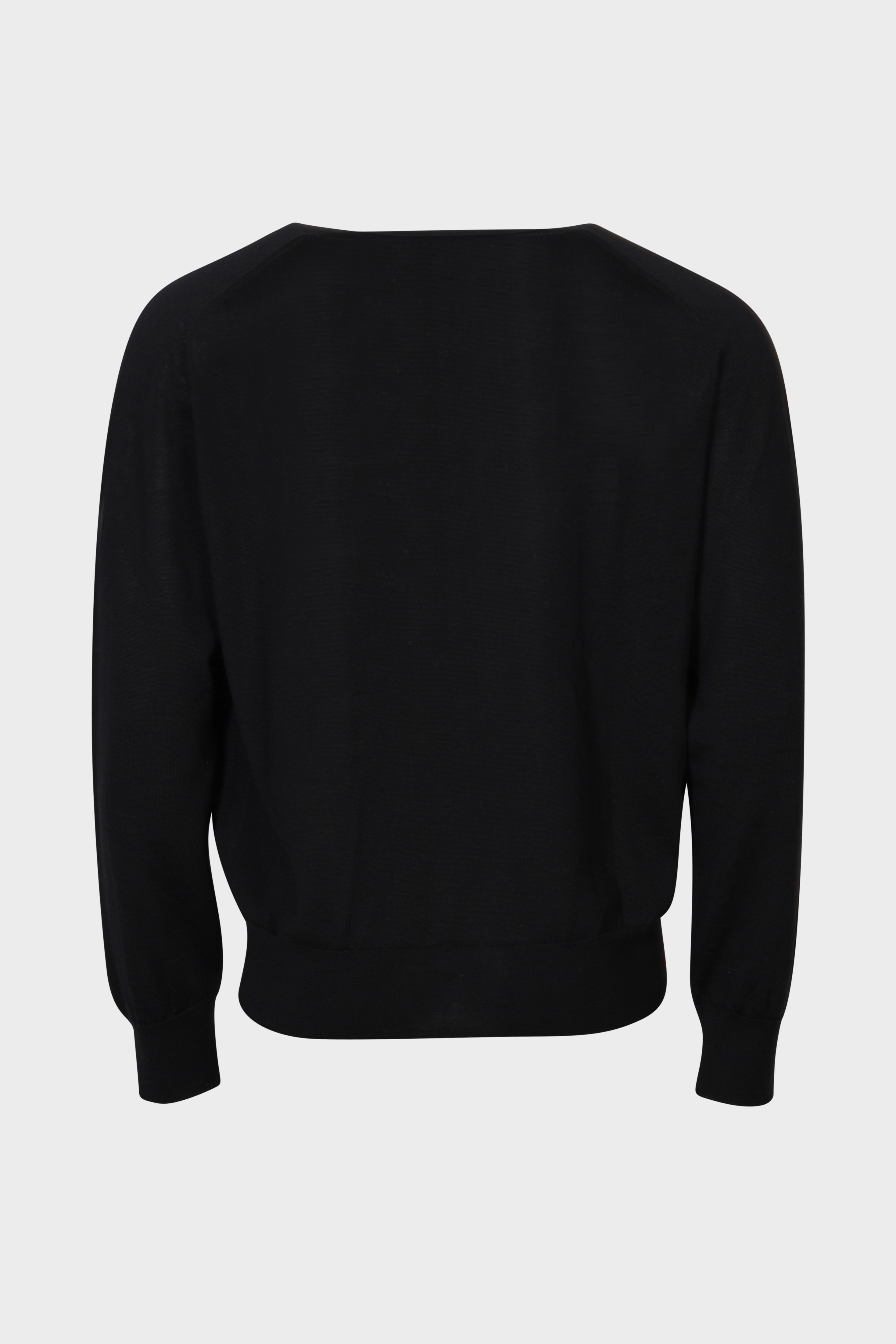 AMI PARIS de Coeur Extrafine Knit Cardigan in Black