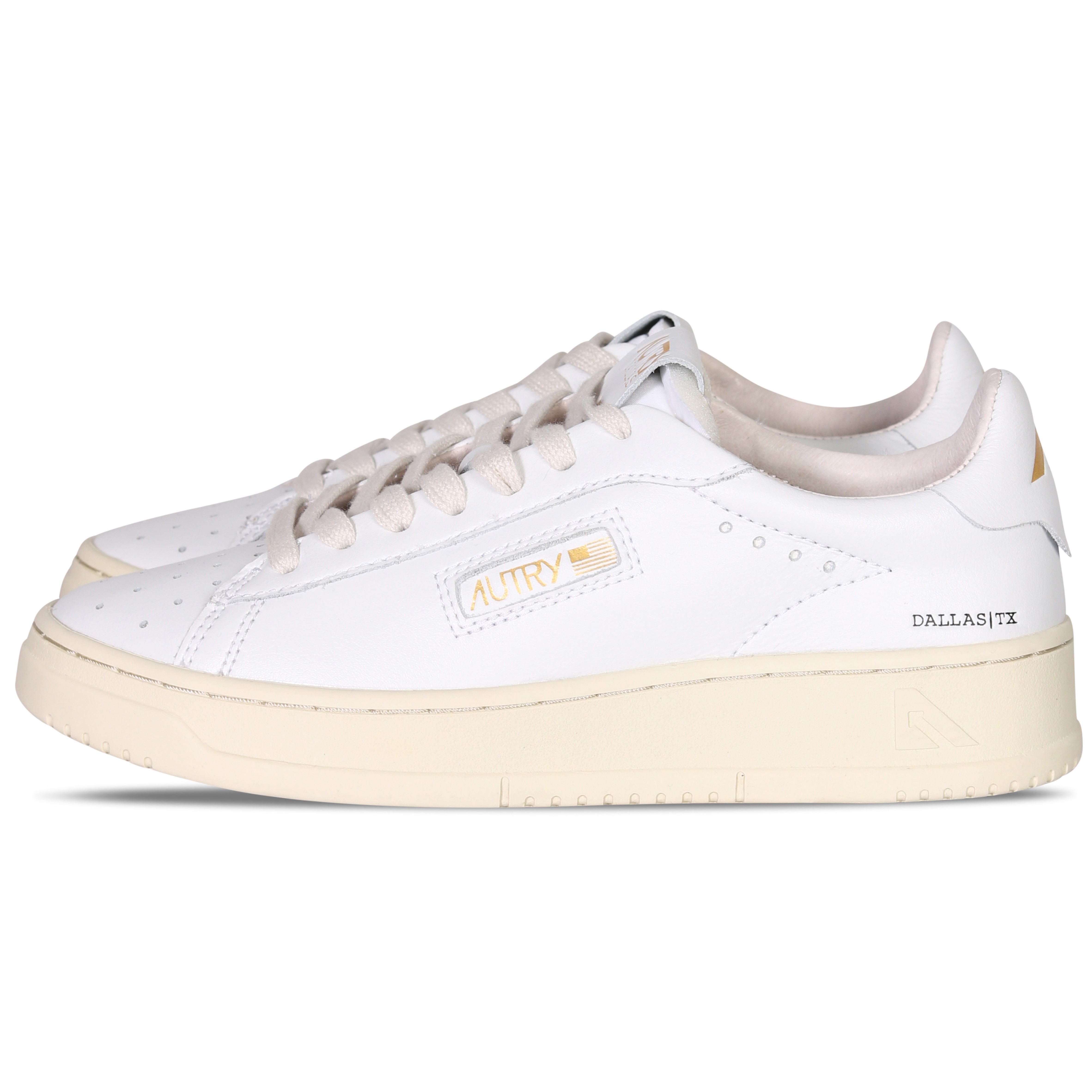 Autry Action Shoes Dallas Low Sneaker White/Platinum 35