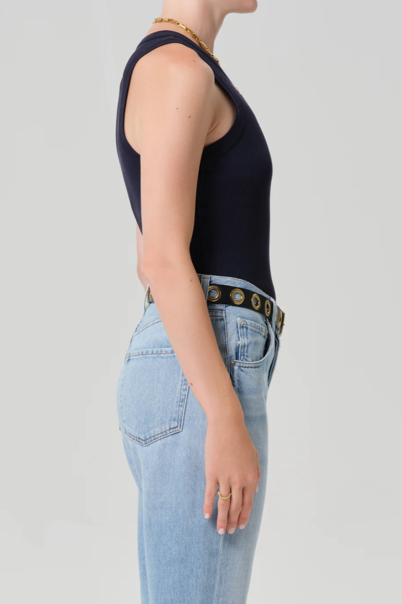 CITIZENS OF HUMANITY Isabel Tank Top in Navy L