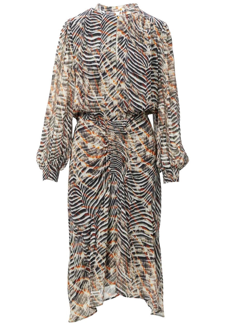 LALA BERLIN Dress Delio in Zebra Shibori
