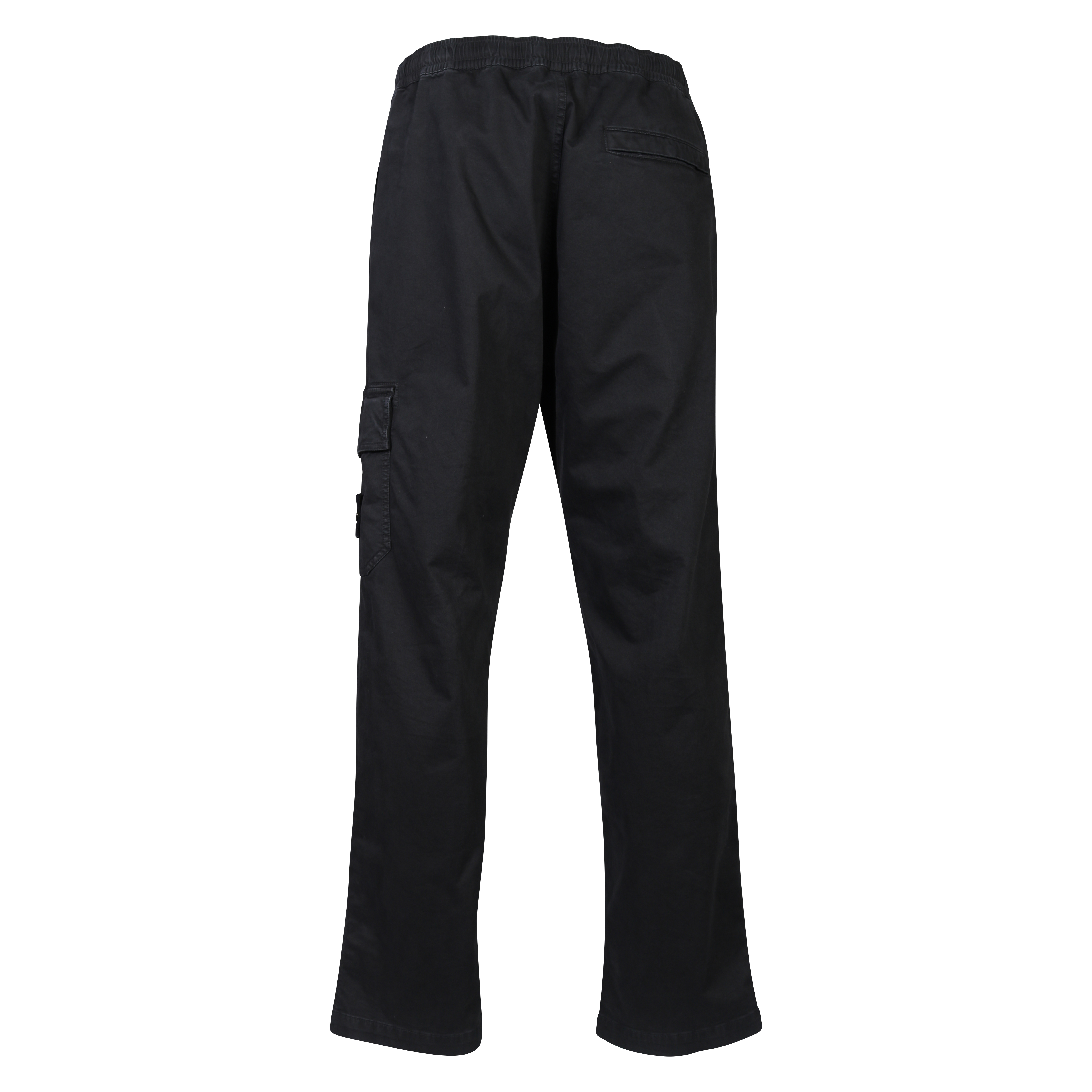 STONE ISLAND Loose Cargo Pant in Black Washed 38