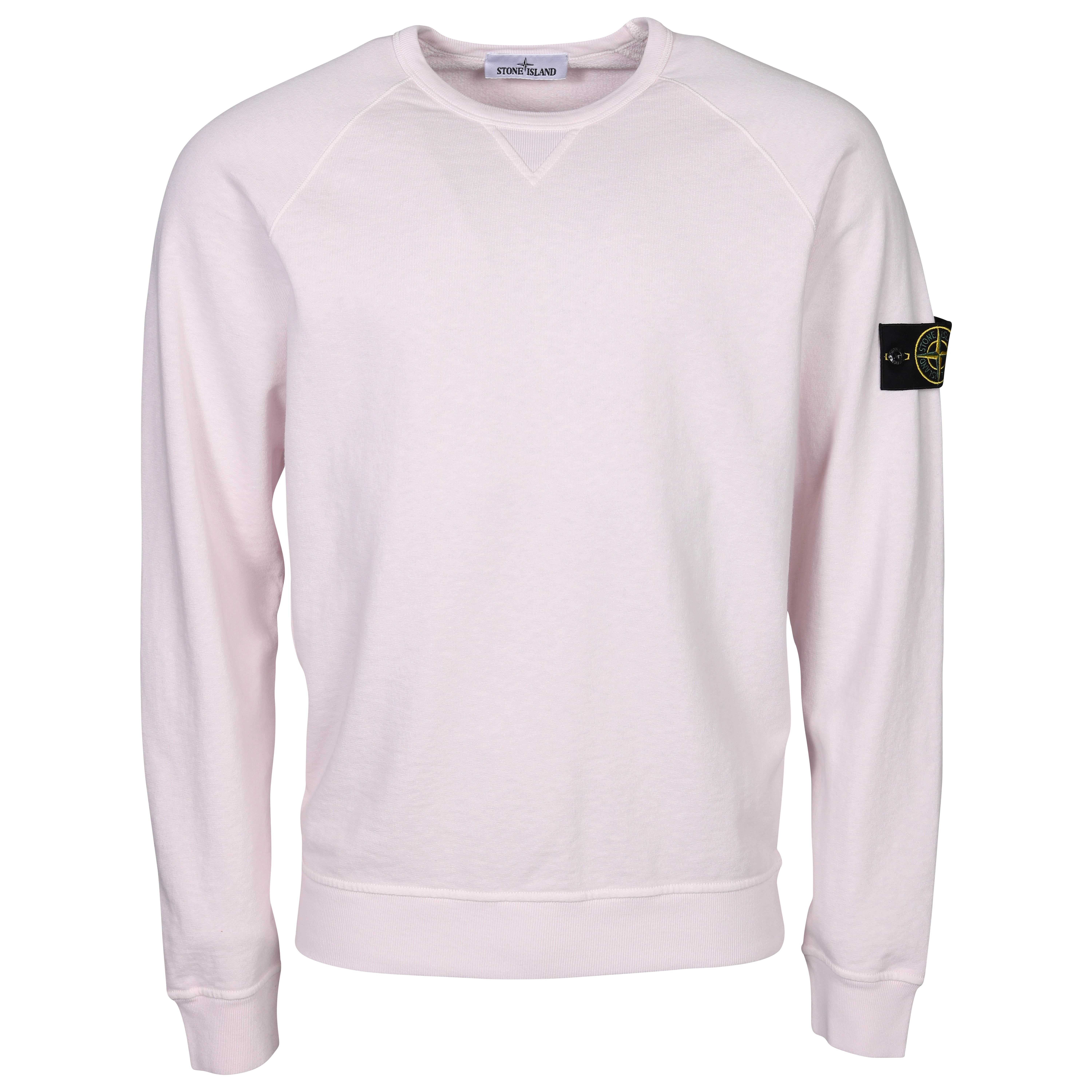 Stone Island Sweatshirt in Washed Light Pink S