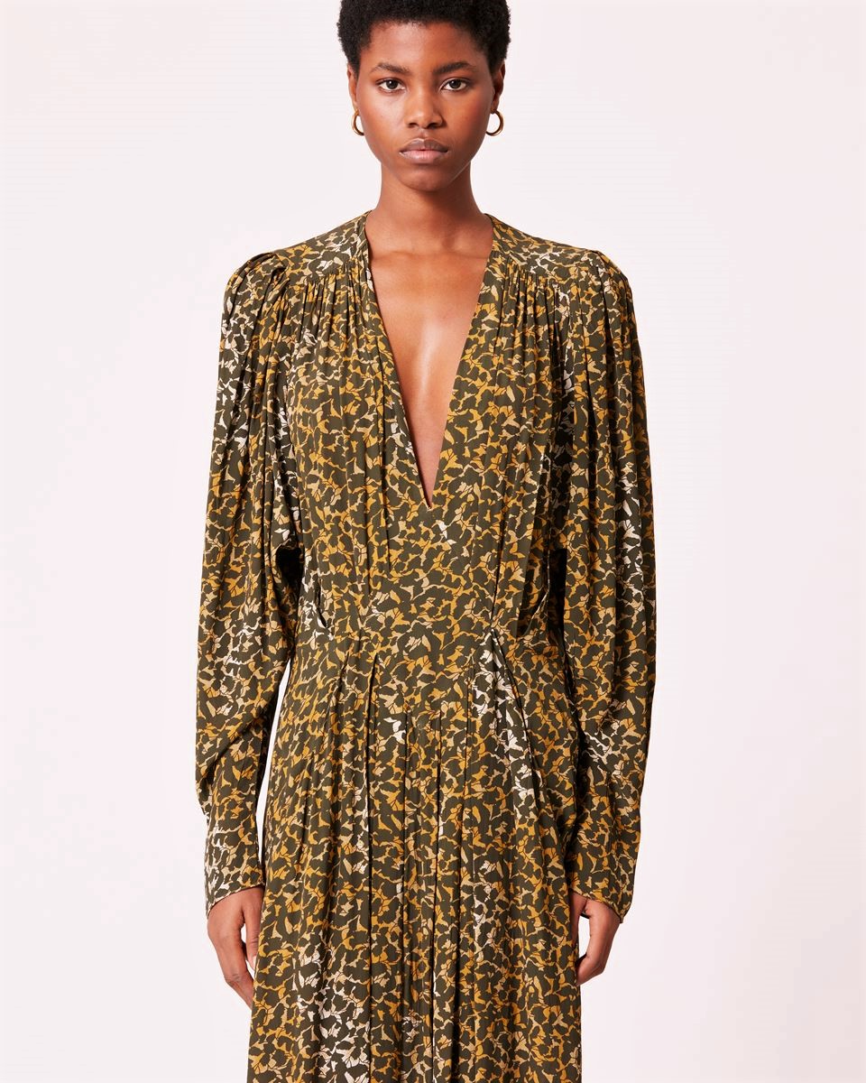 Isabel Marant Étoile Aissa Dress in Bronze FR 40 / DE 38