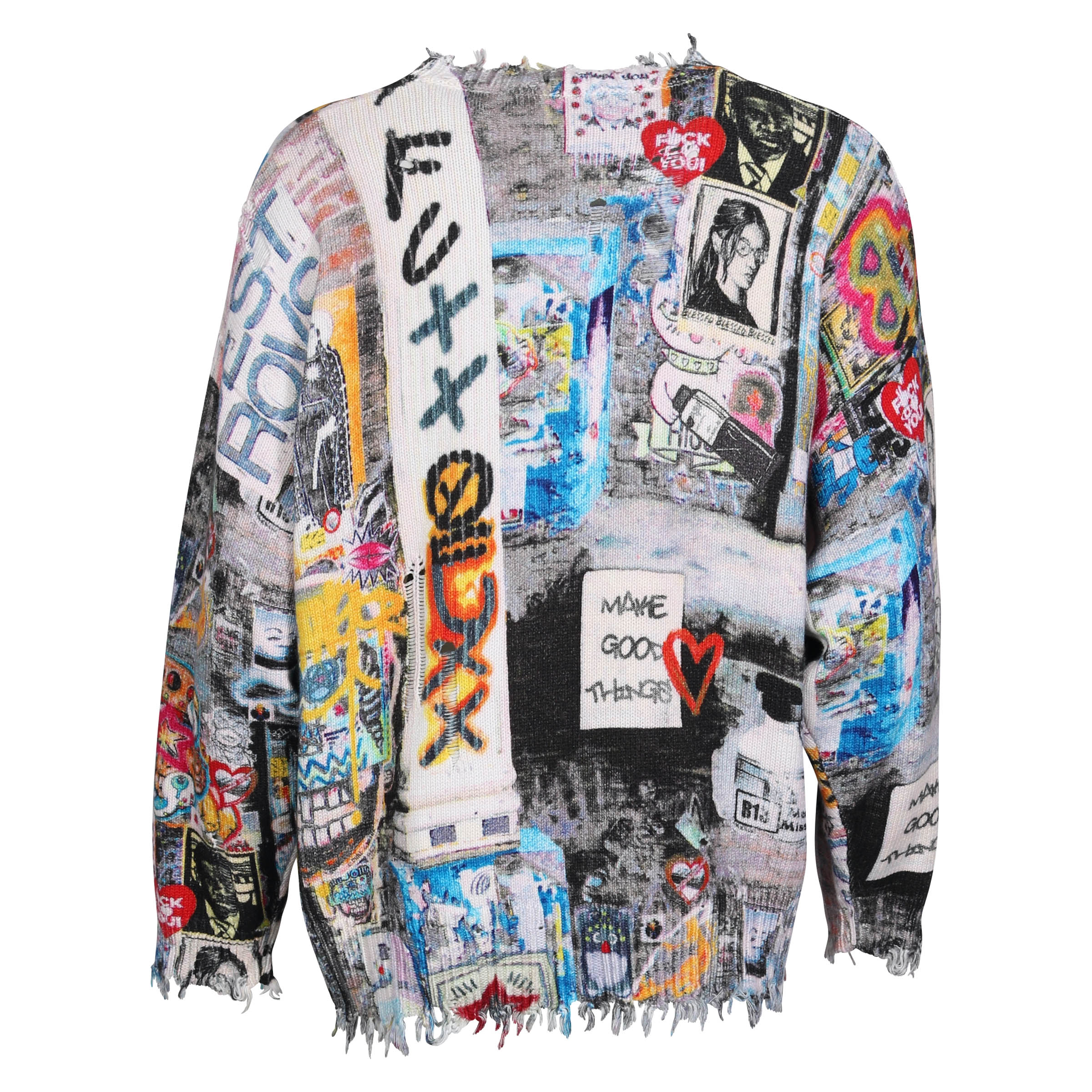 R13 Graffiti Sweater