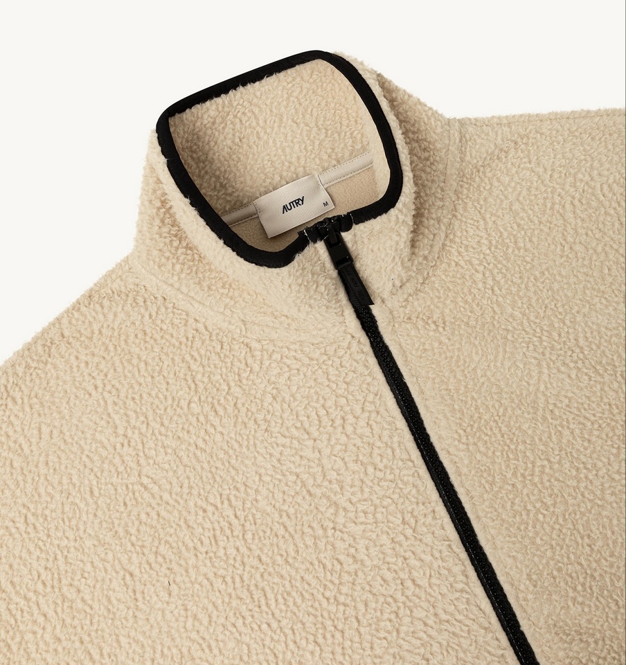 AUTRY ACTION SHOES Teddy Jacket in Beige