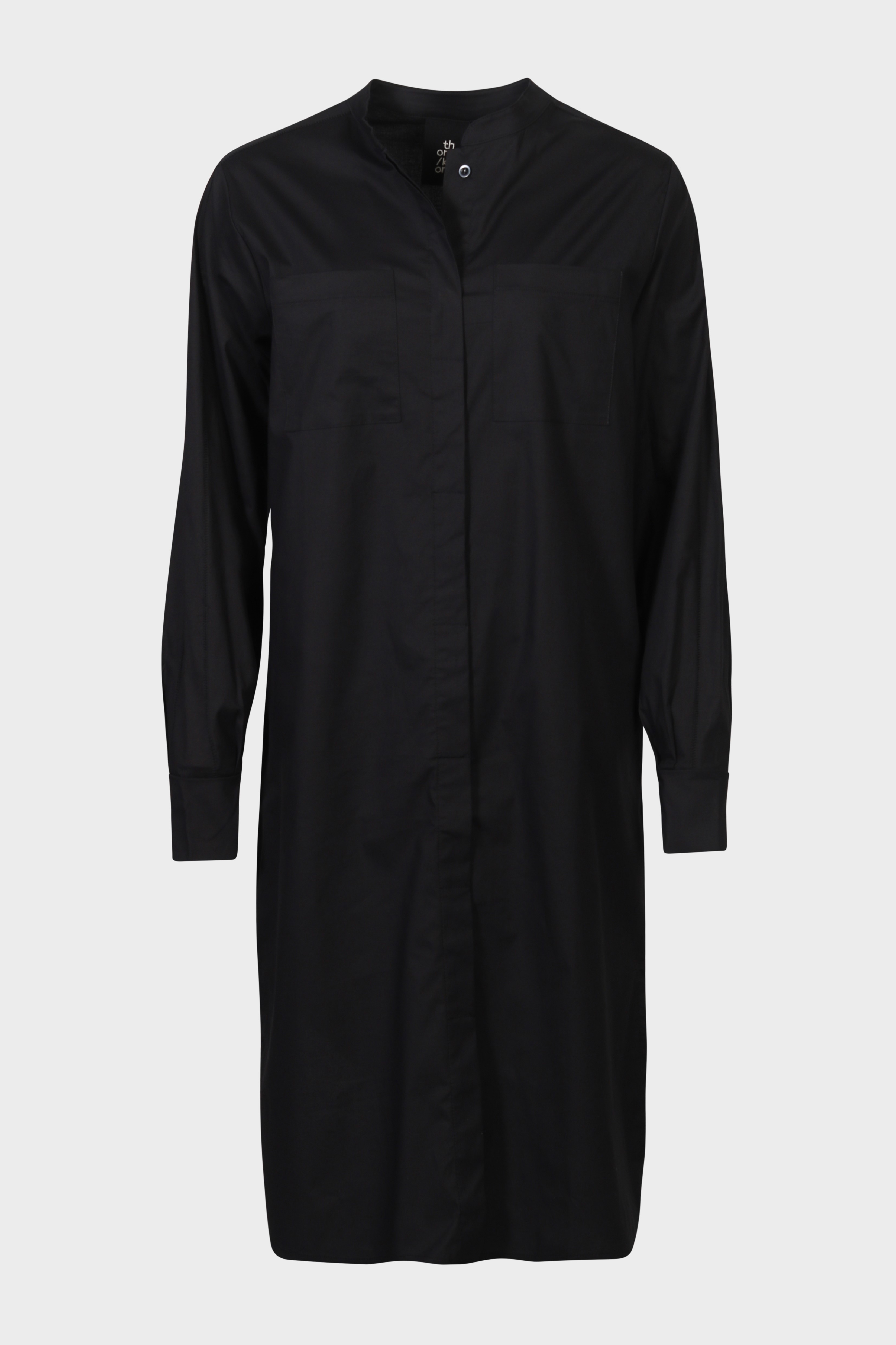 THOM KROM Shirt Dress in Black XS