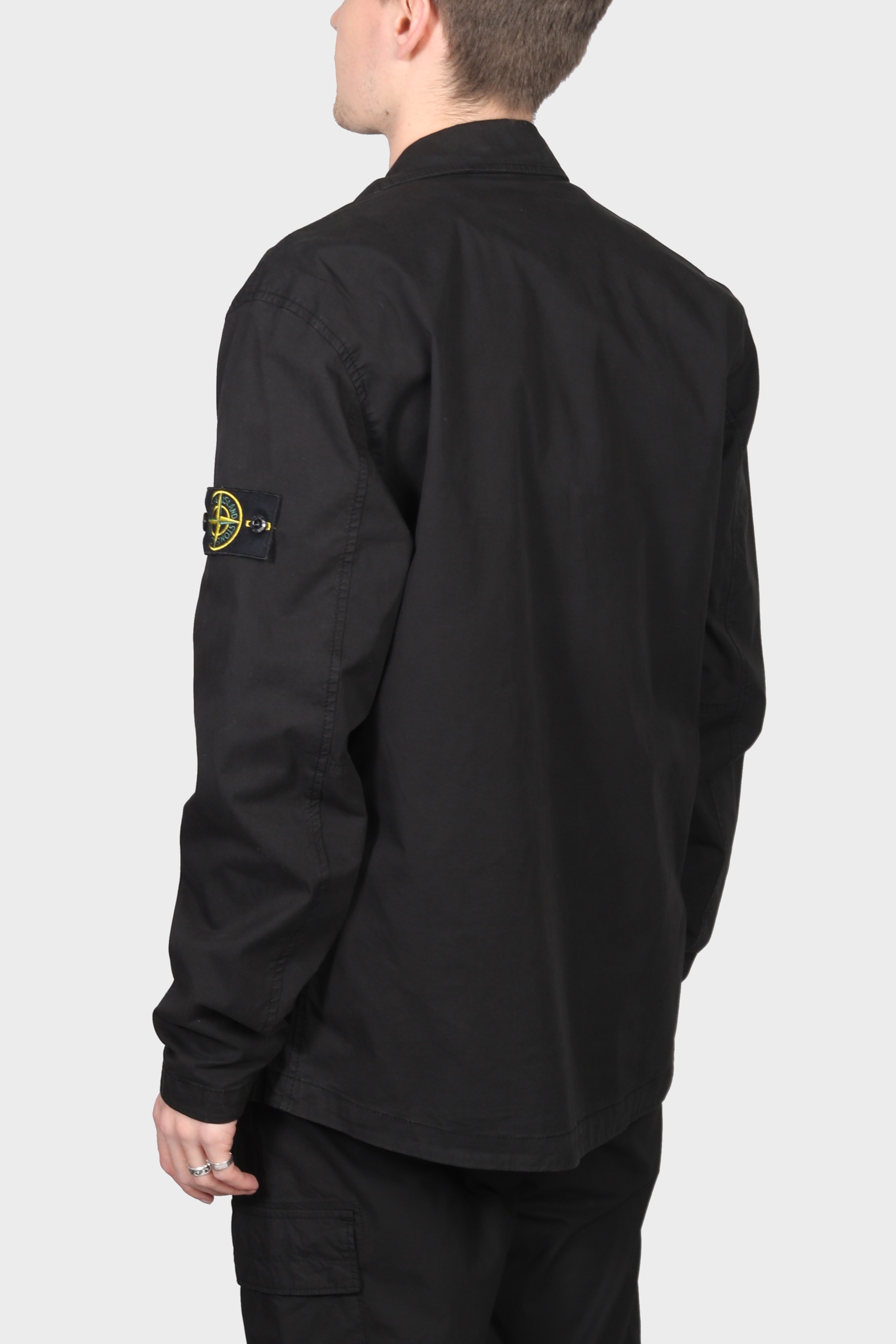 STONE ISLAND Overshirt in Black S