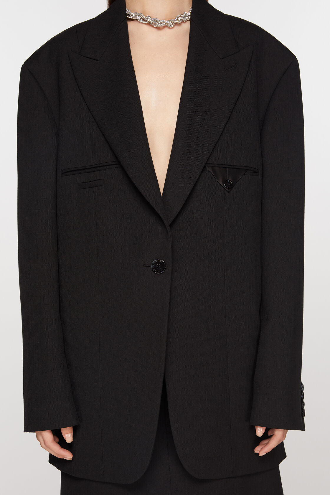 ACNE STUDIOS Single Breasted Blazer in Black 34