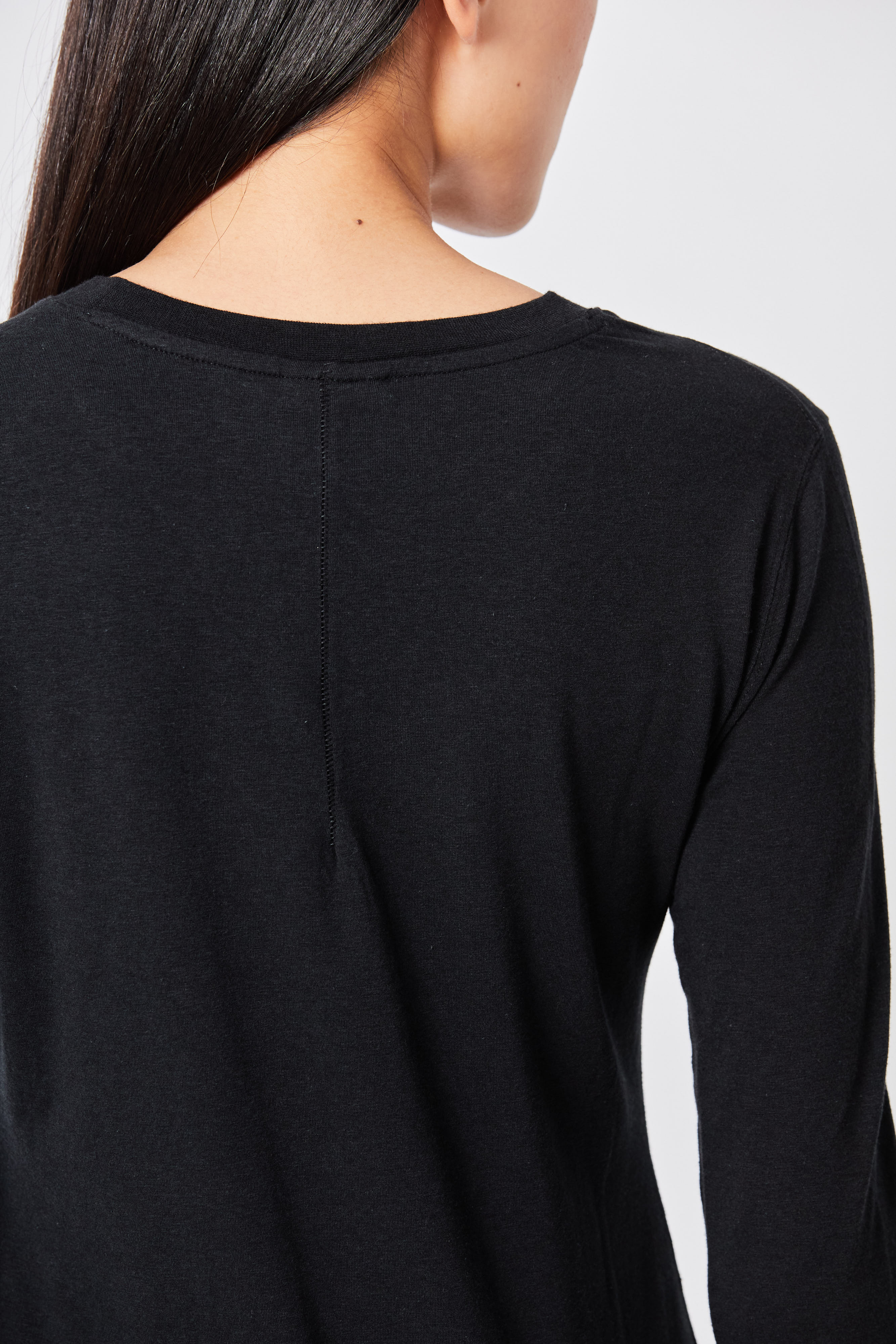 Thom Krom Bamboo Longsleeve in Black