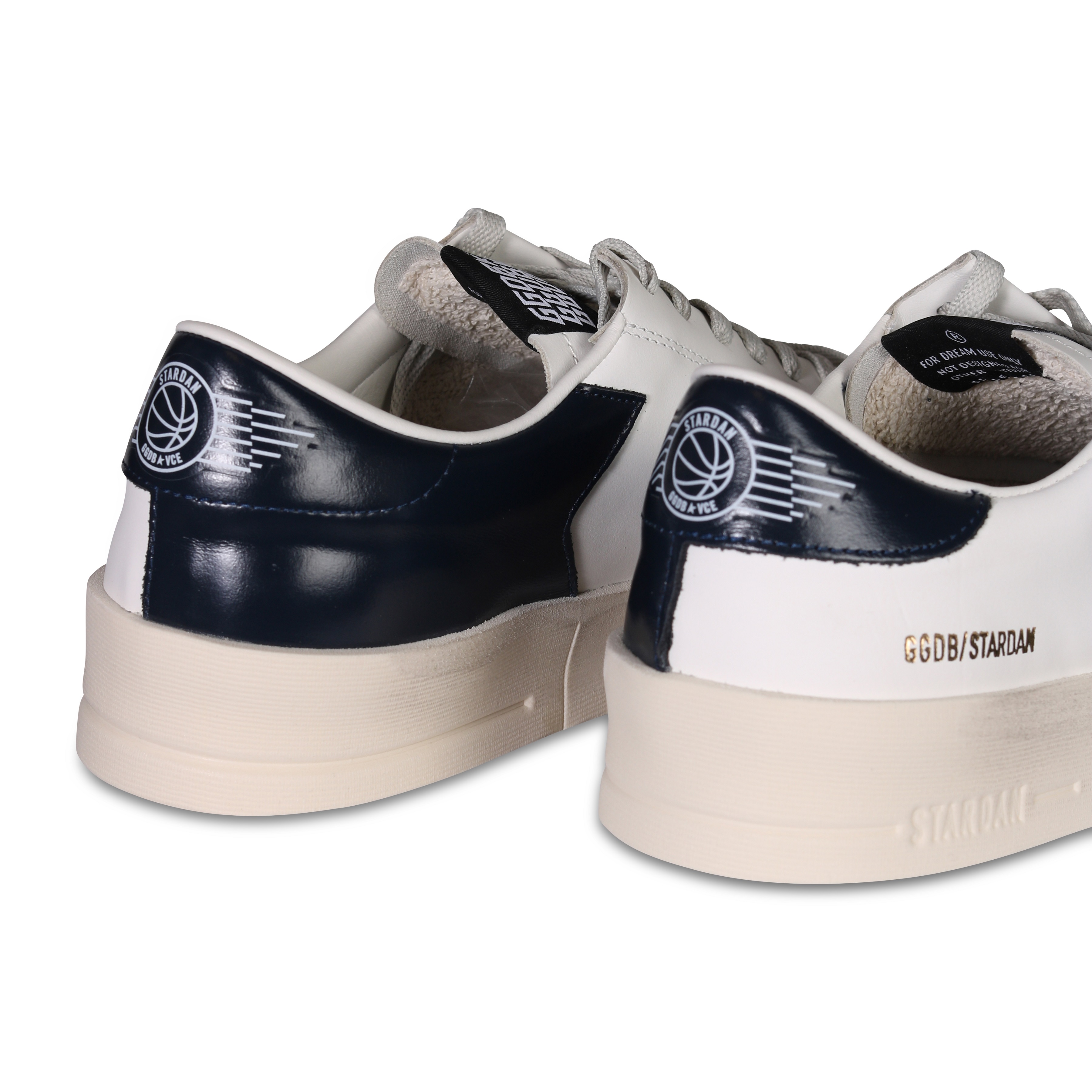 Golden Goose Sneaker Stardan in White Ice Black