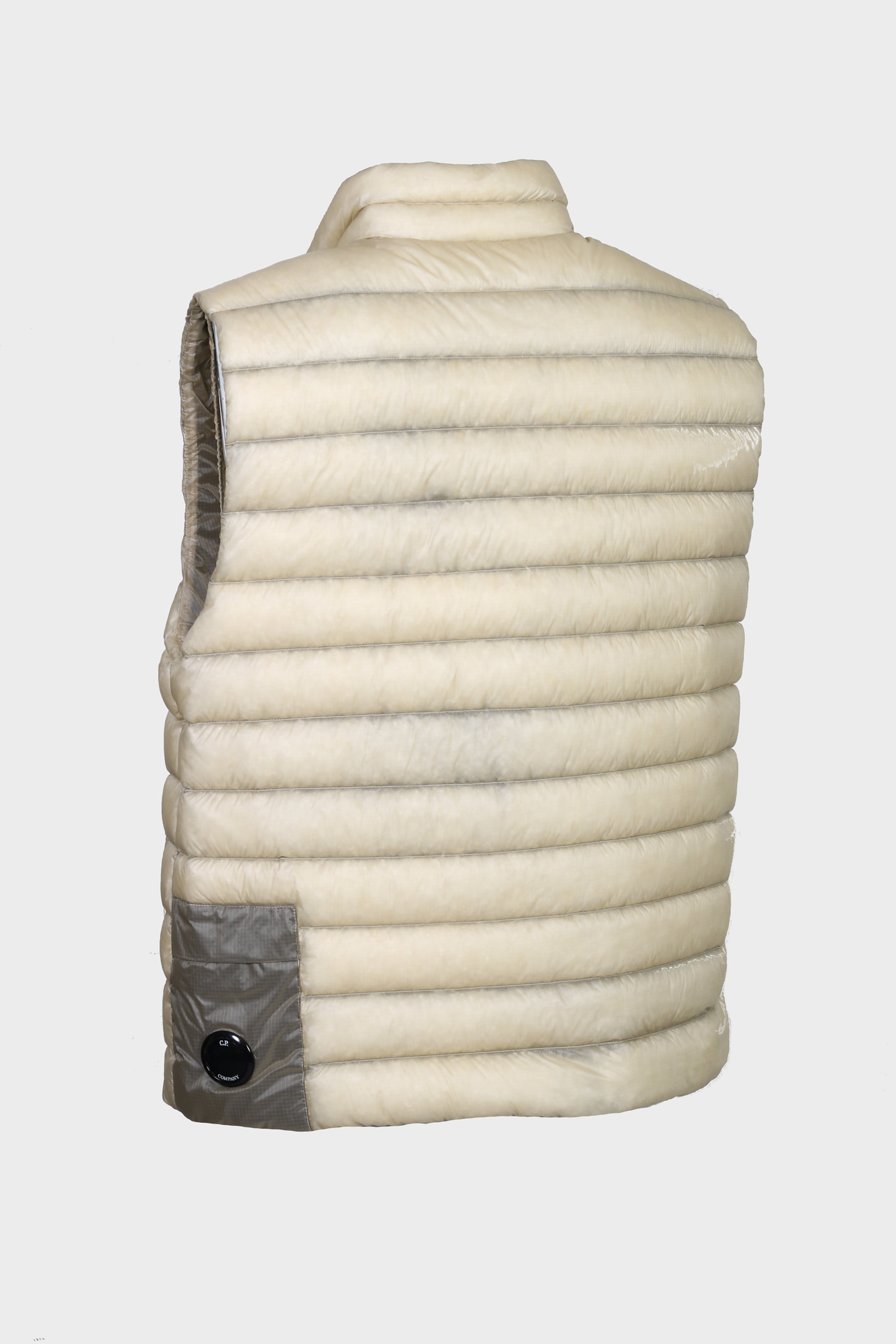 C.P. COMPANY D.D. Shell Light Down Vest in Frozen Dew