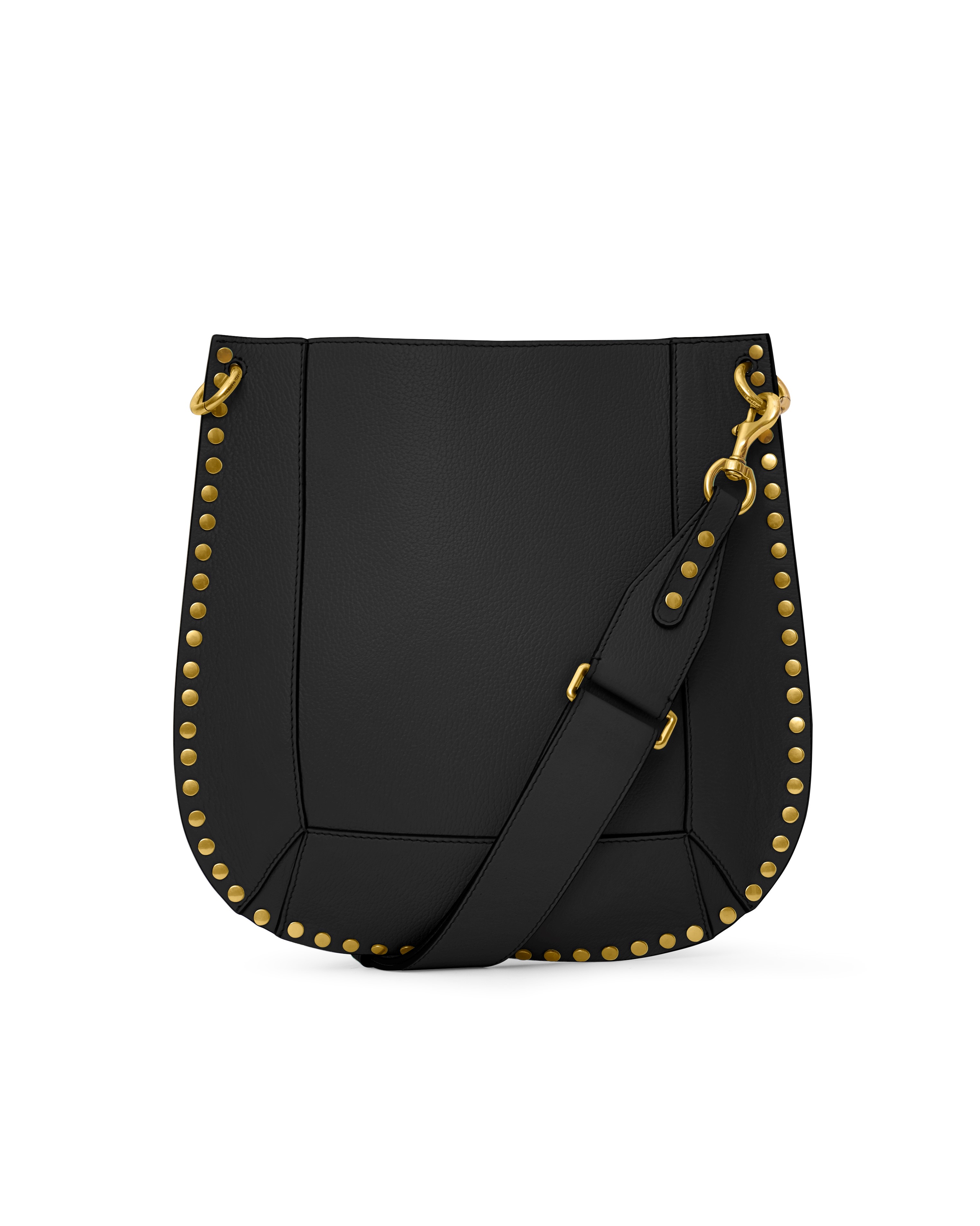 Isabel Marant Oskan Shoulder Bag Studs in Black
