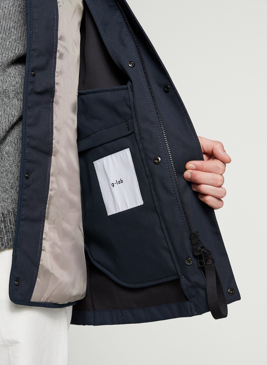 G-LAB Magnum Cotton Touch Parka in Dark Navy