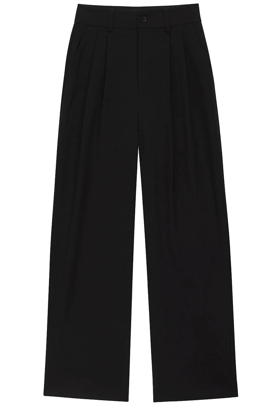 Anine Bing Carrie Pant in Black 42