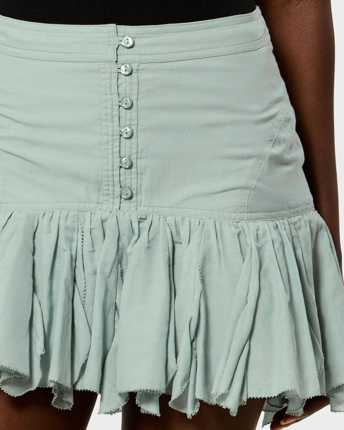 ISABEL MARANT ÉTOILE Daneen Skirt in Sage