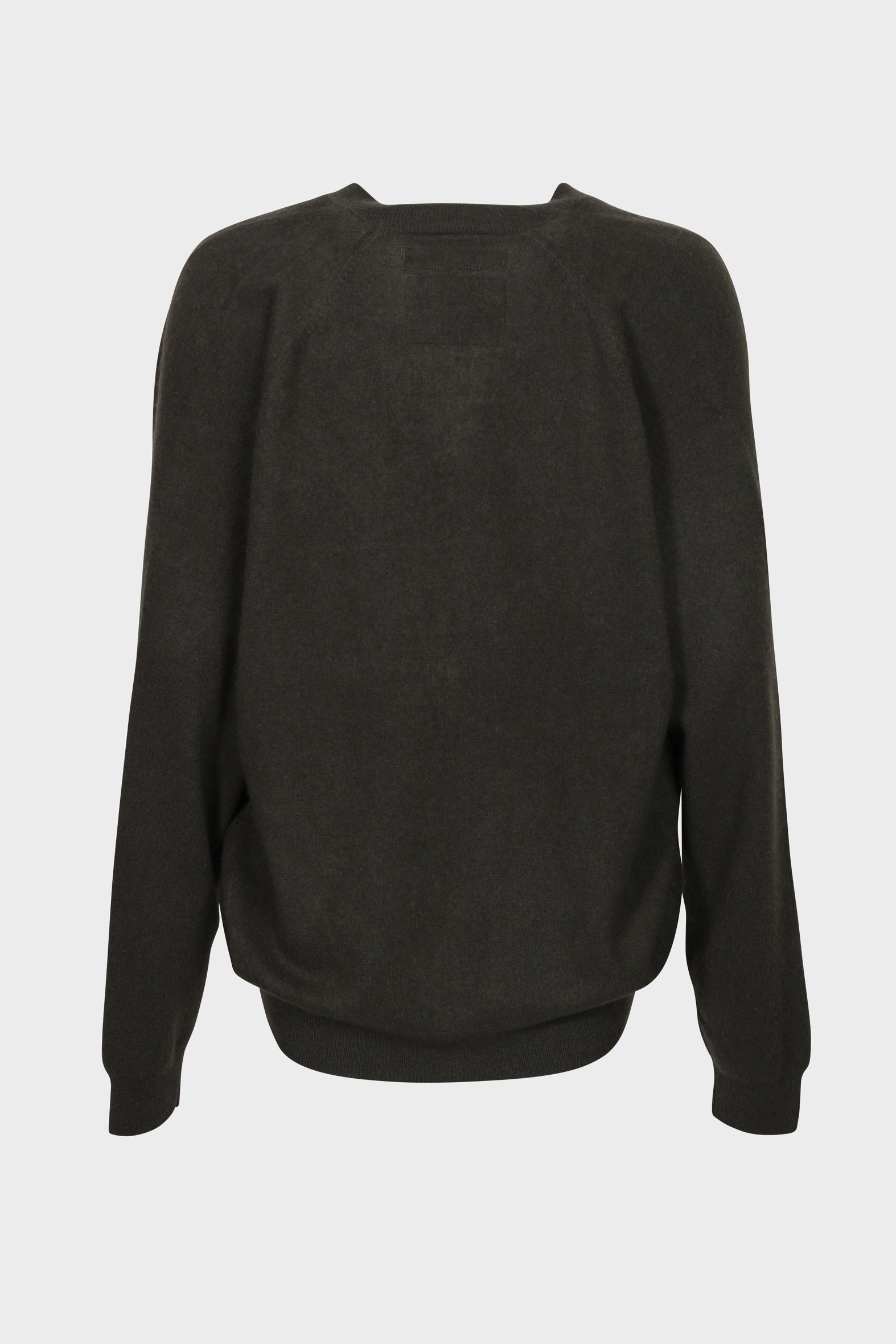 FRENCKENBERGER Johnny Deep V-Sweater in Olive S
