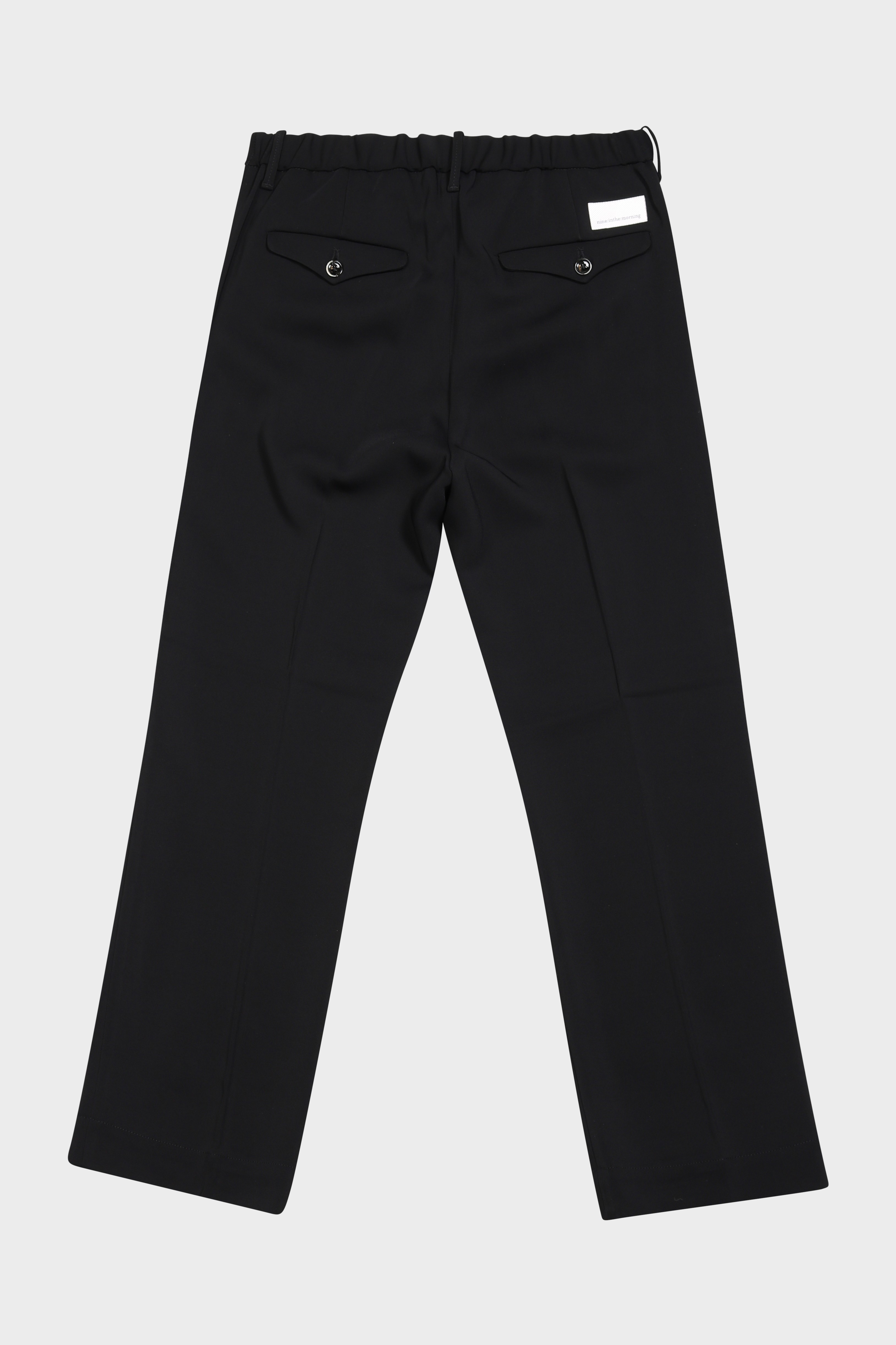 NINE:INTHE:MORNING Magda Cropped Bootcut Pant in Black