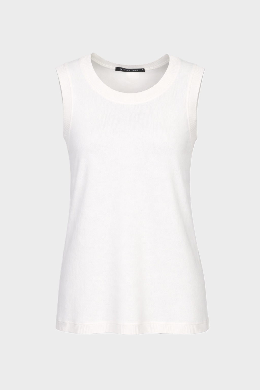 HANNES ROETHER Terry Top in Cream