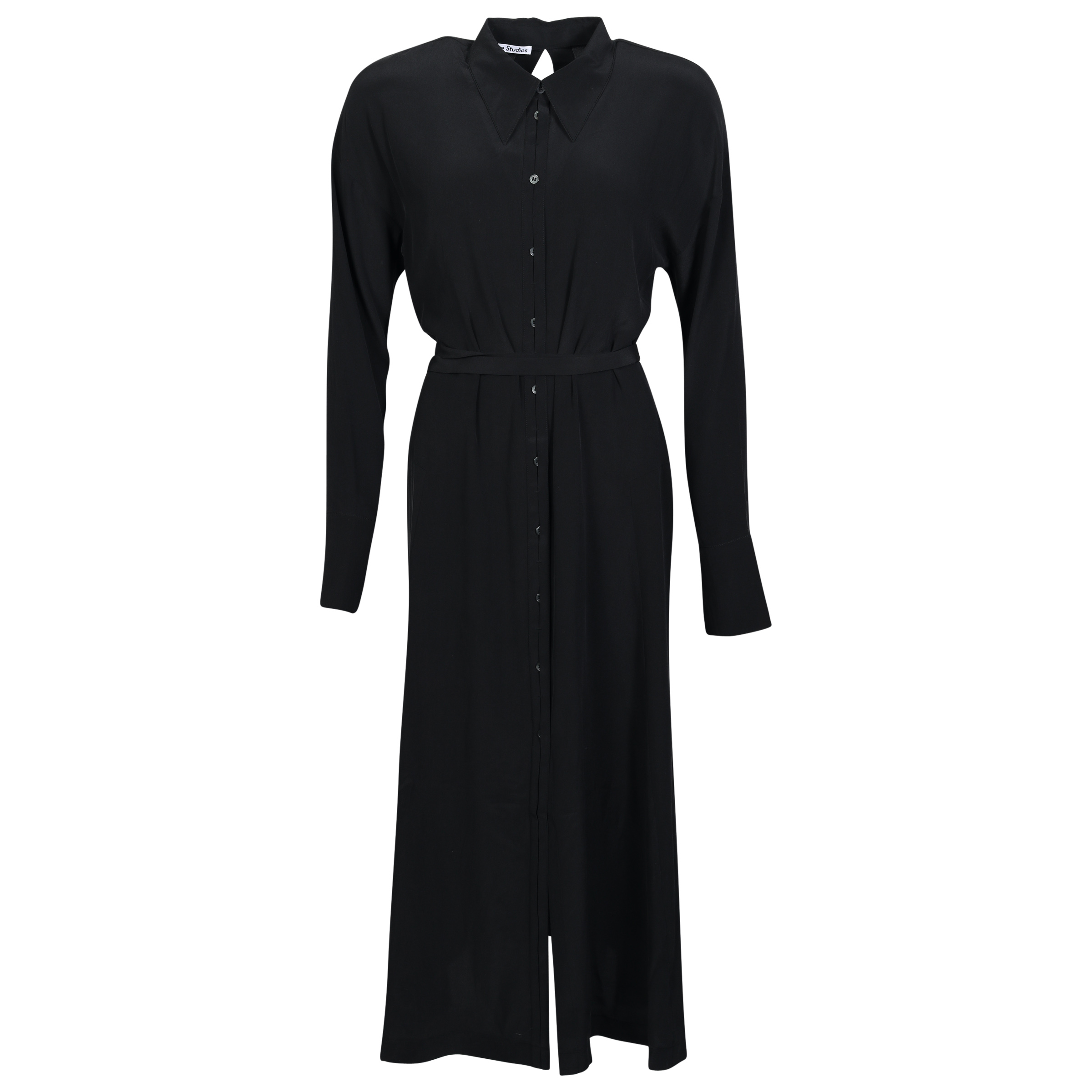 Acne Studios Silk Dress in Black