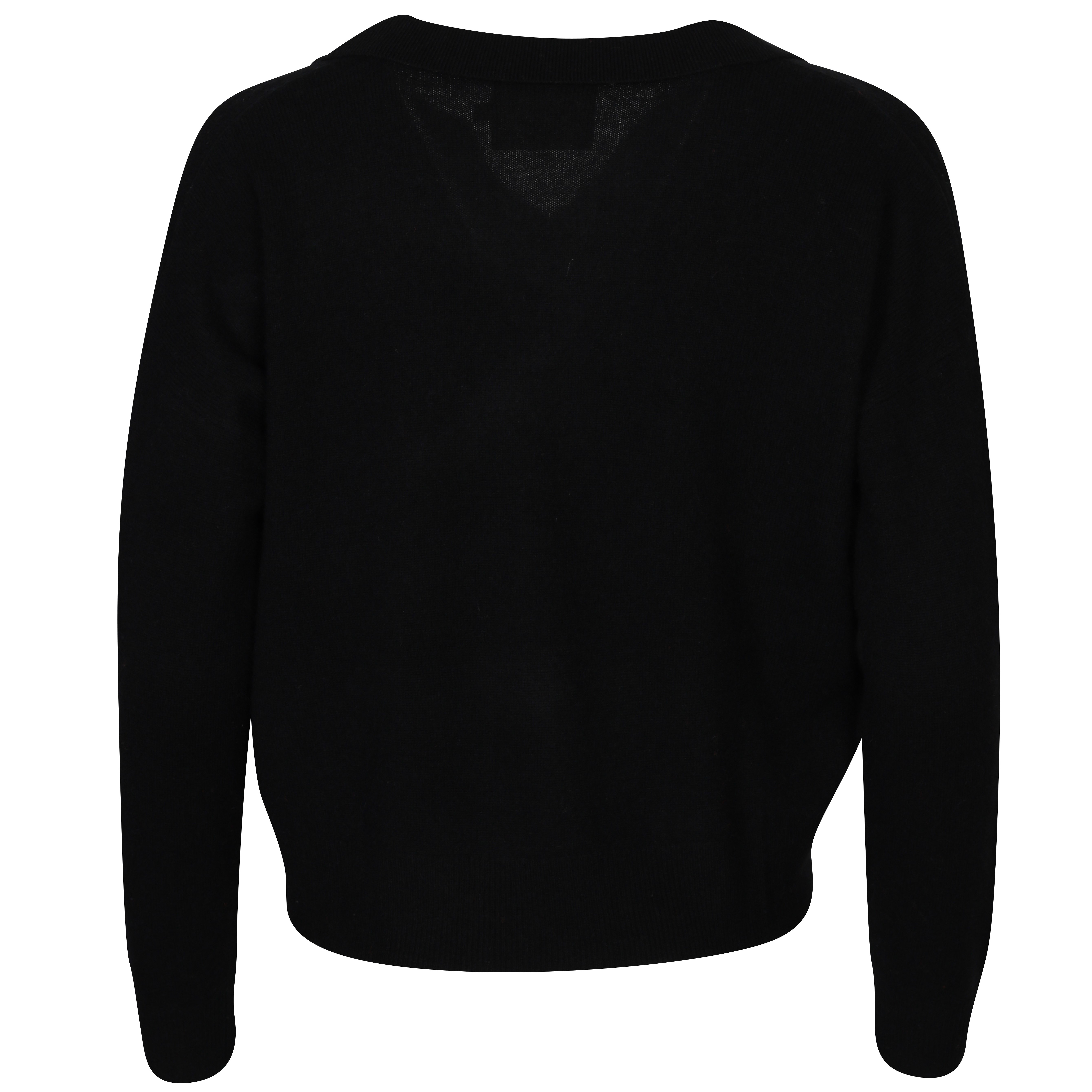 Absolut Cashmere Pia Polo in Noir XS