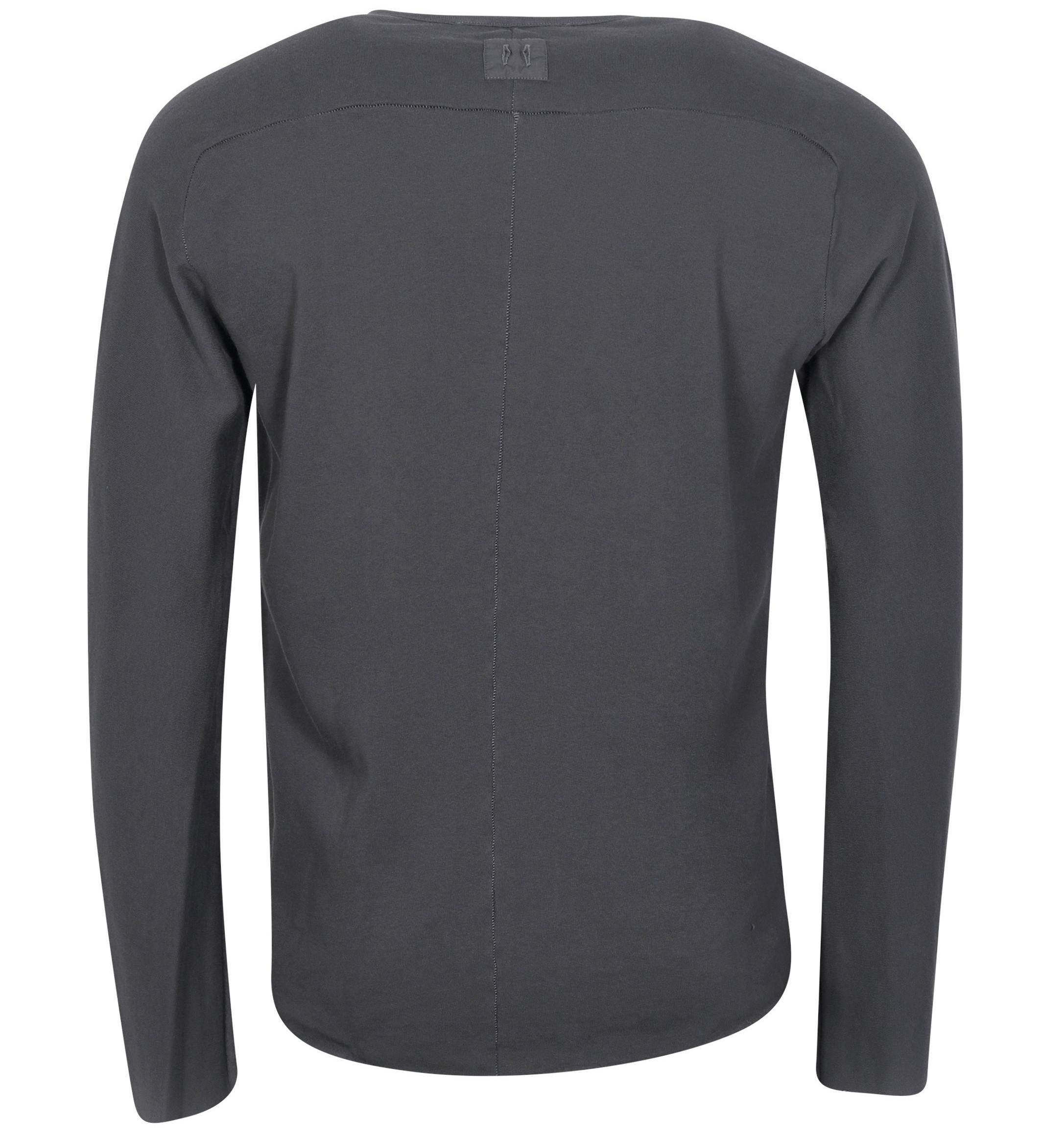 HANNES ROETHER Soft Cotton Sweatshirt in Dark Grey XL