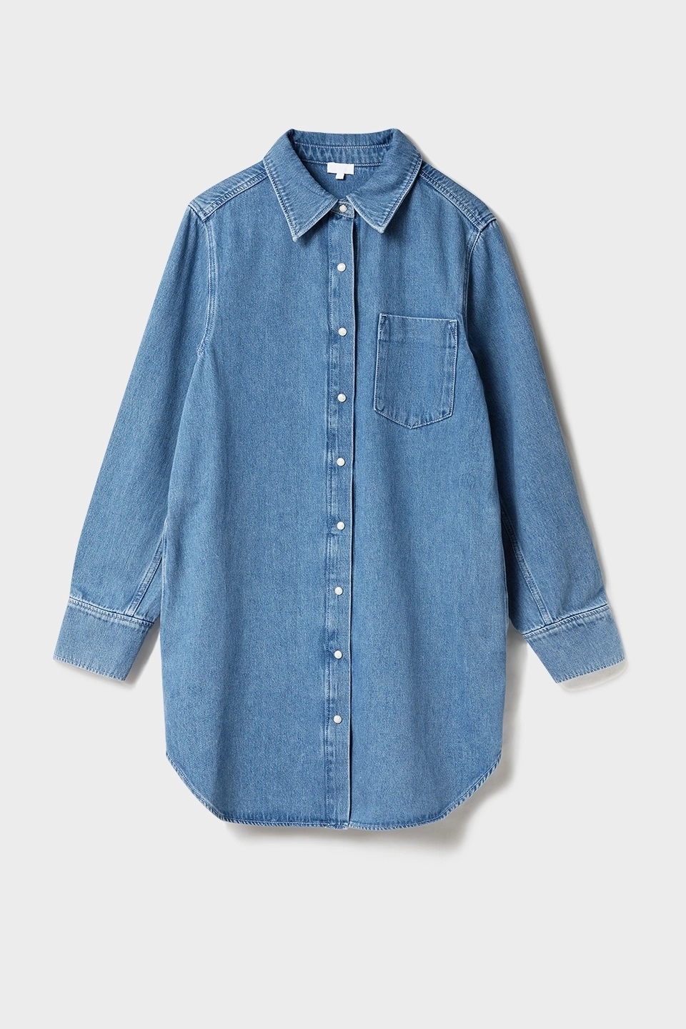 LALA BERLIN Denim Dress Washed Blue L
