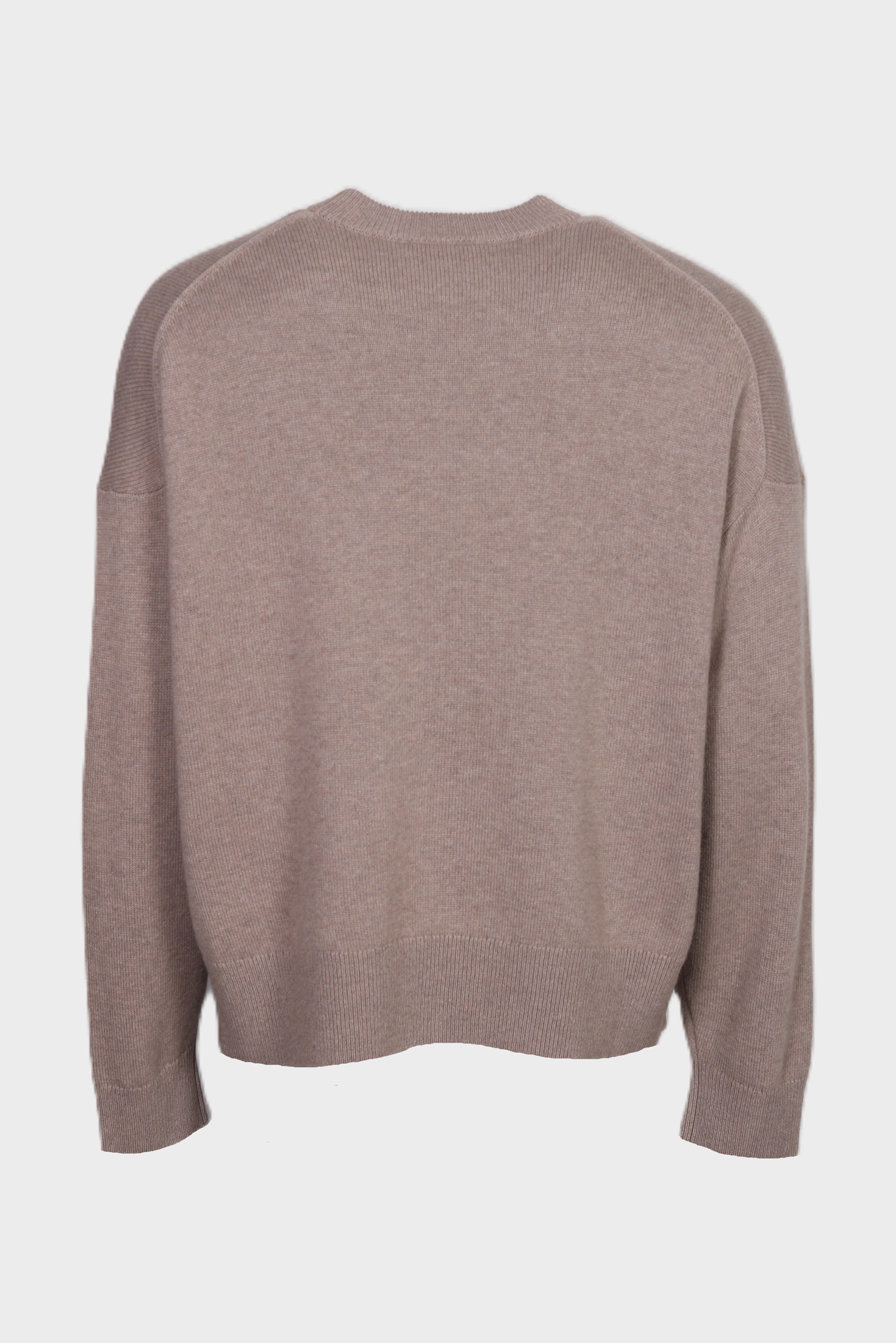 YACAIA Oversize Merino/Cashmere Sweater in Sand