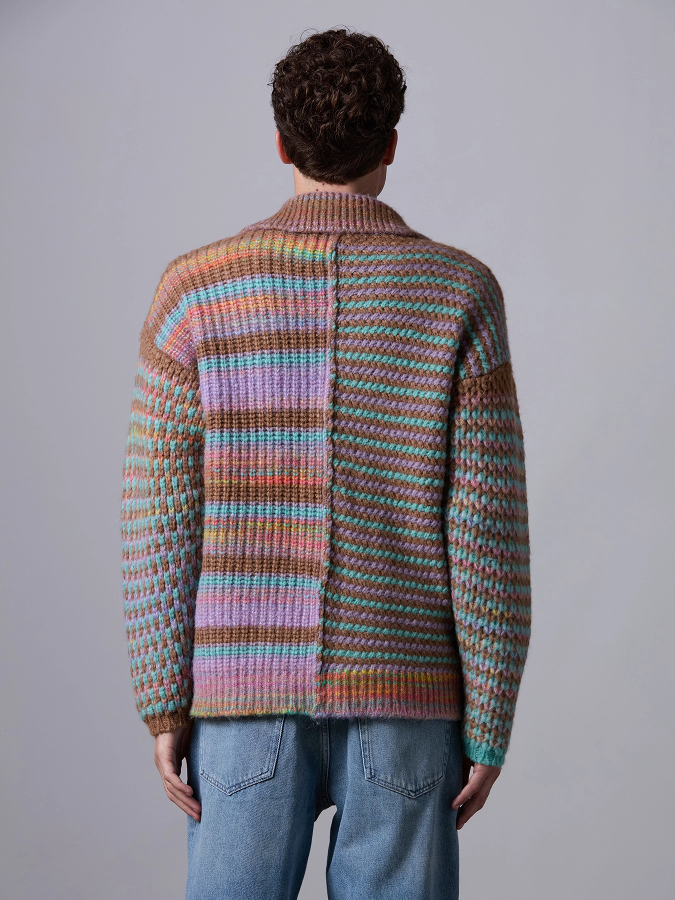 ROBERTO COLLINA Knit Cardigan Multicolor