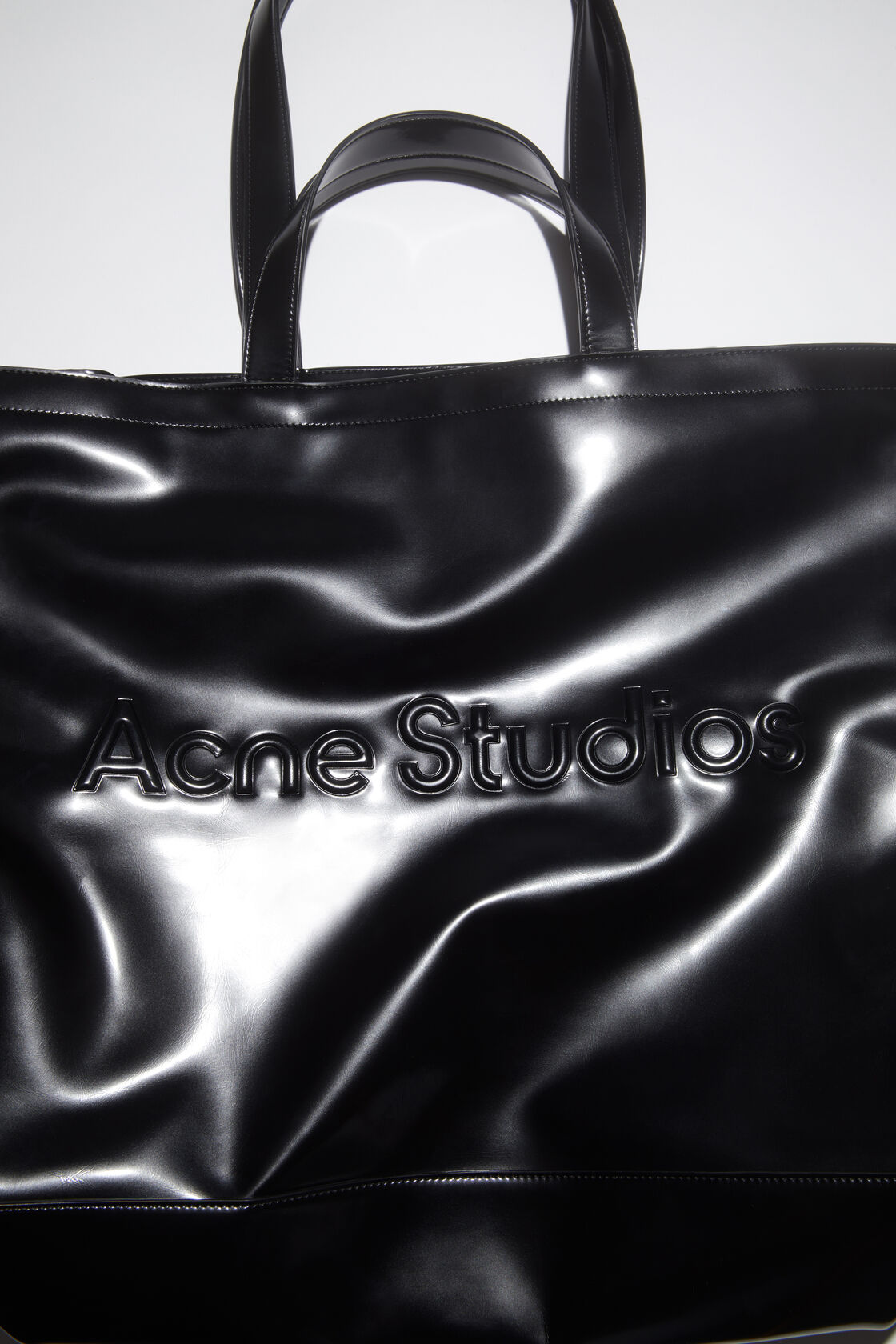 ACNE STUDIOS Logo Shopper in Black