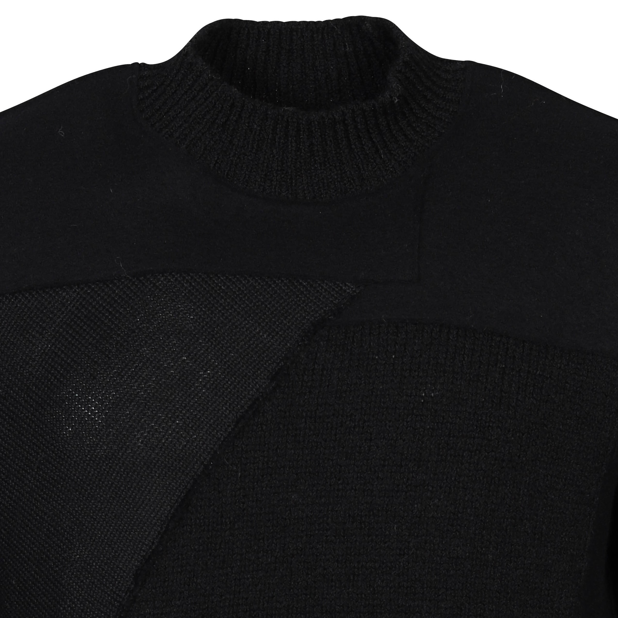 Transit Uomo Knit Pullover in Black