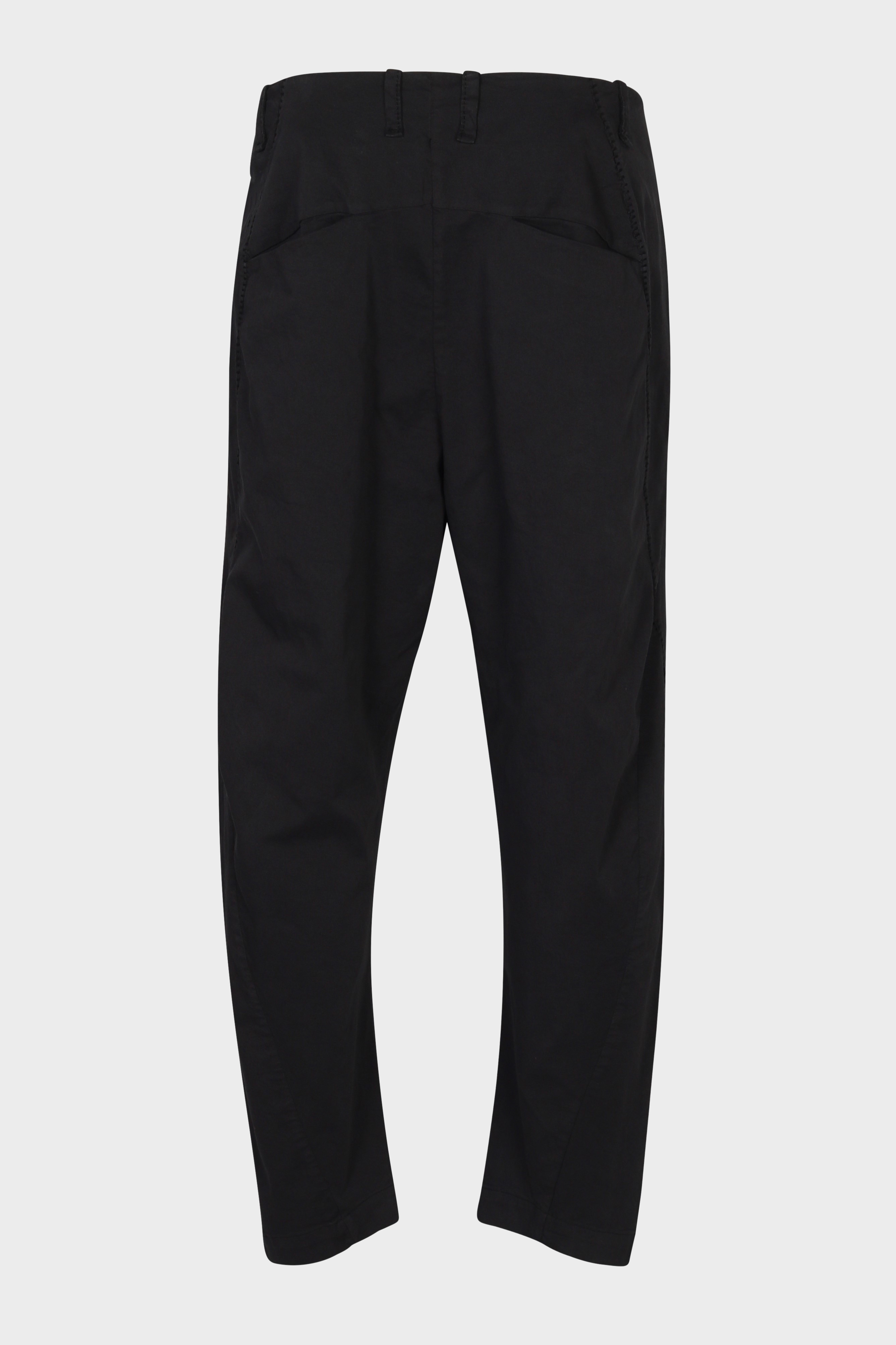 TRANSIT UOMO Cotton Stretch Pant in Black