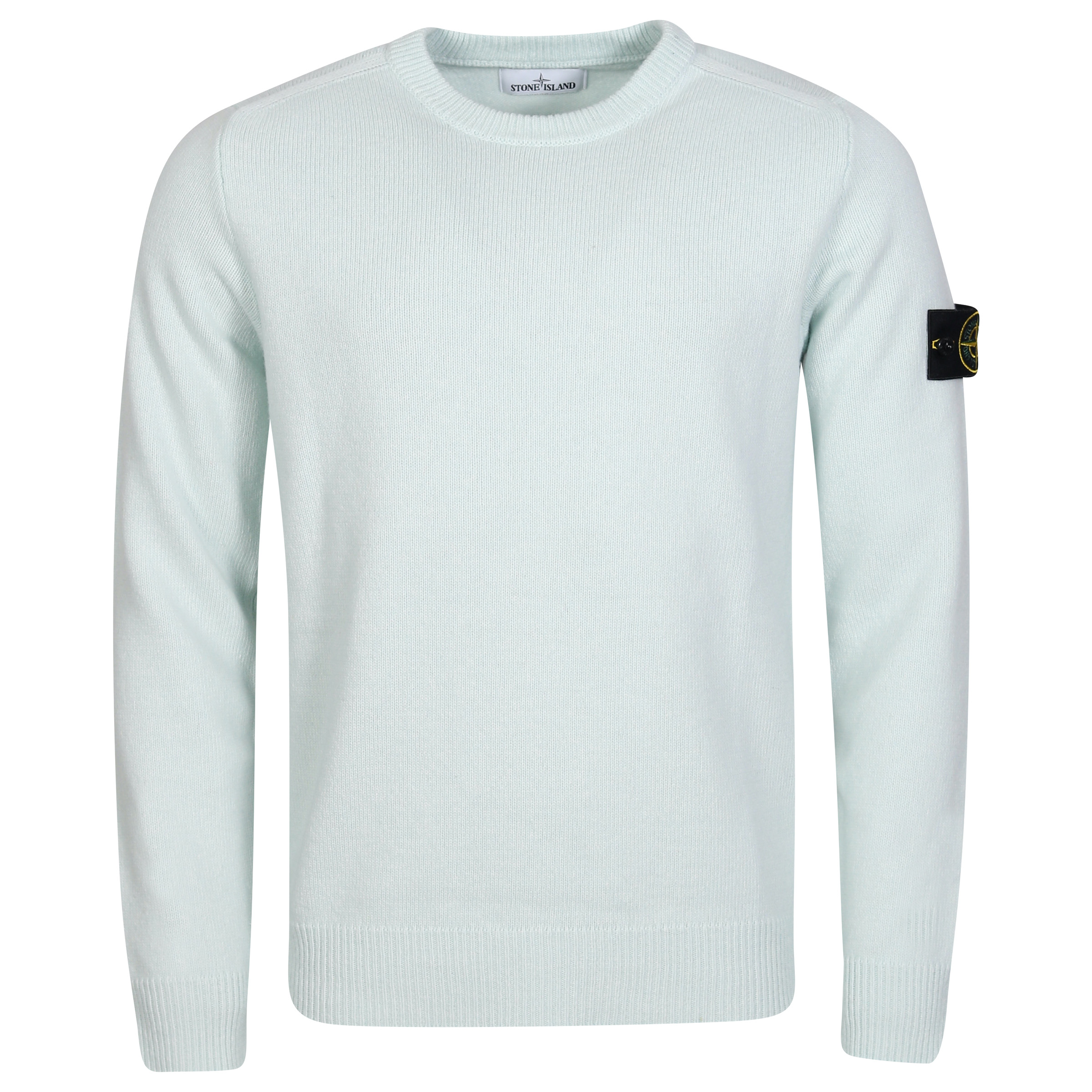 Stone Island Crew Neck Knit Sweater Light Blue