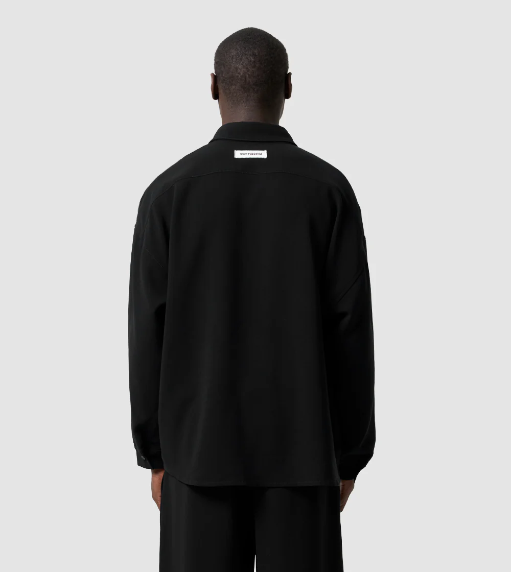 PERPLEX Kuro Loose Fit Shirt in Black