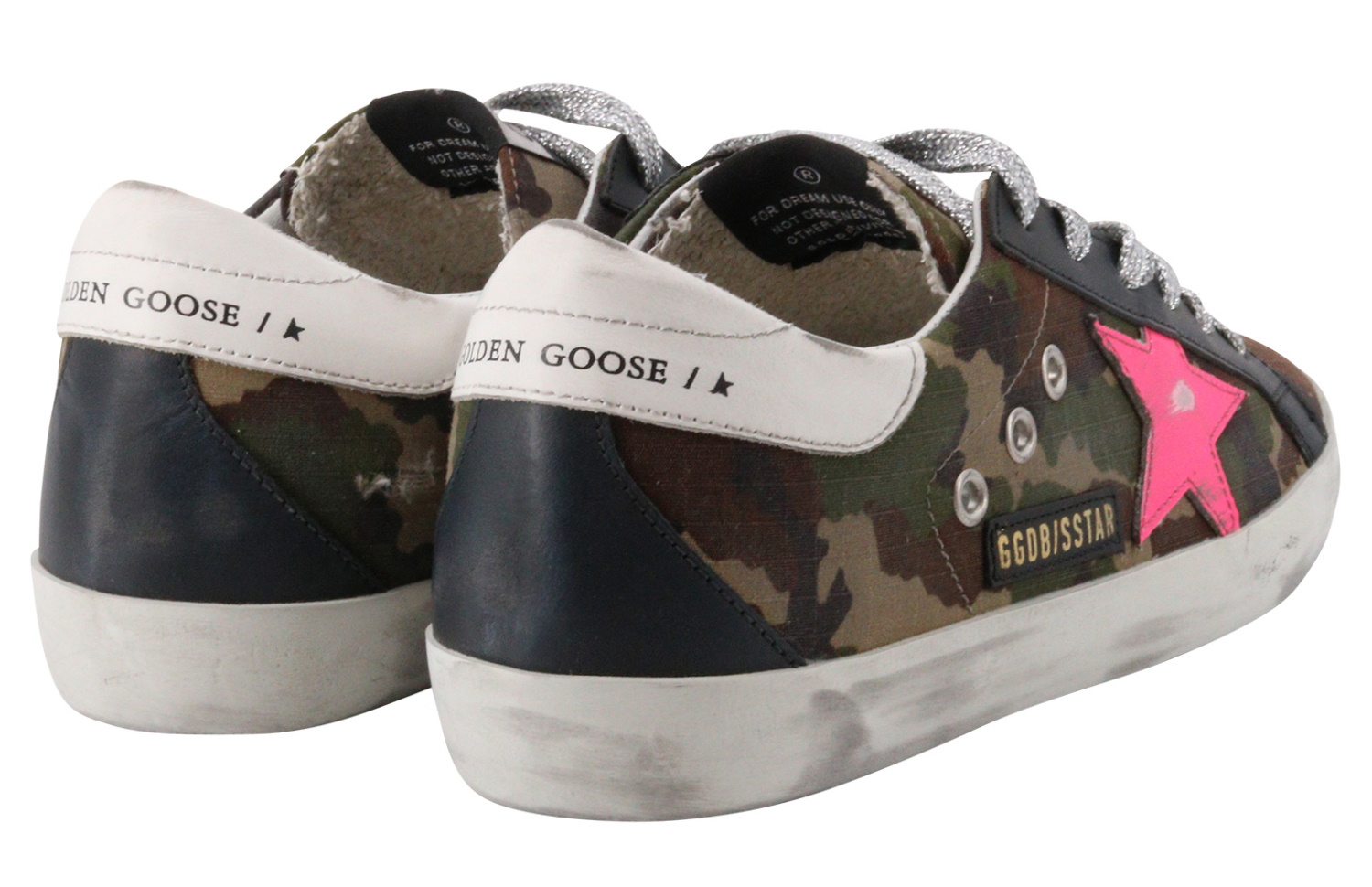 Golden Goose Superstar Camouflage Ripstop Upper Leather Star