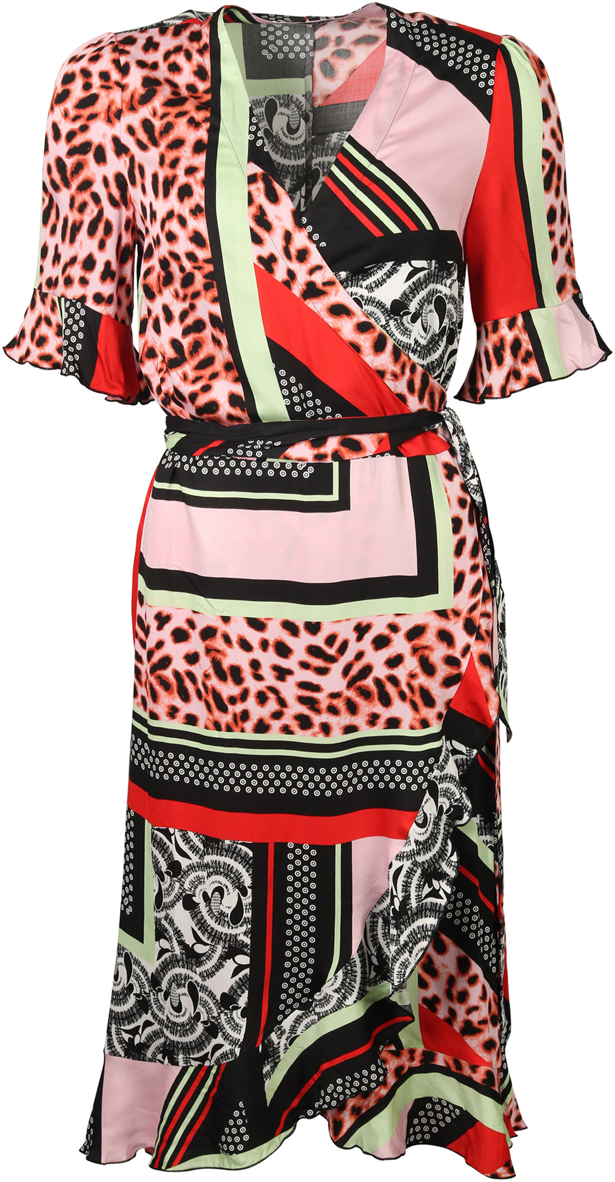 Summum Dress Patchwork Print