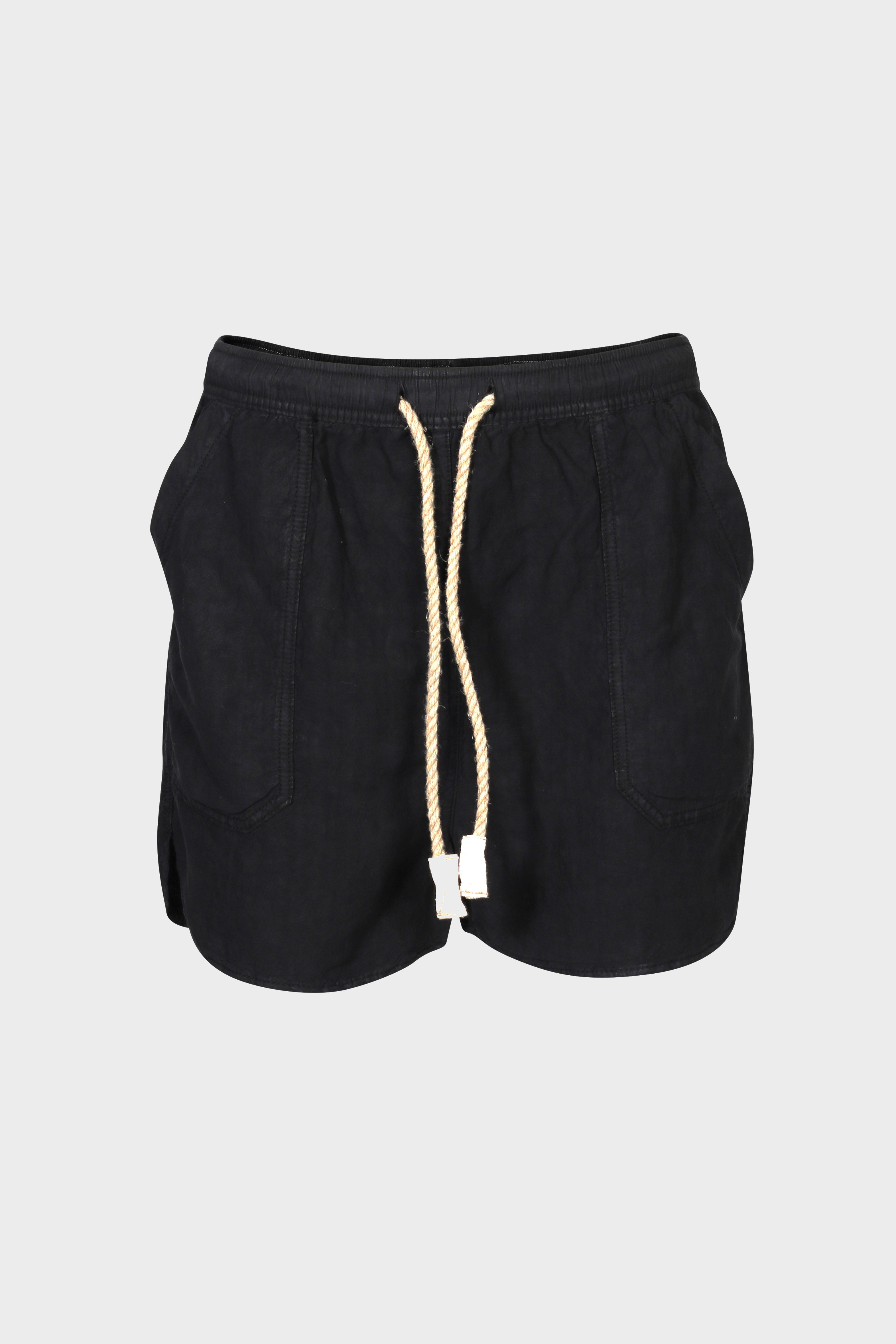DR. COLLECTORS Weekend Silk Shorts in Black DR. COLLECTORS Weekend Silk Shorts in Black
